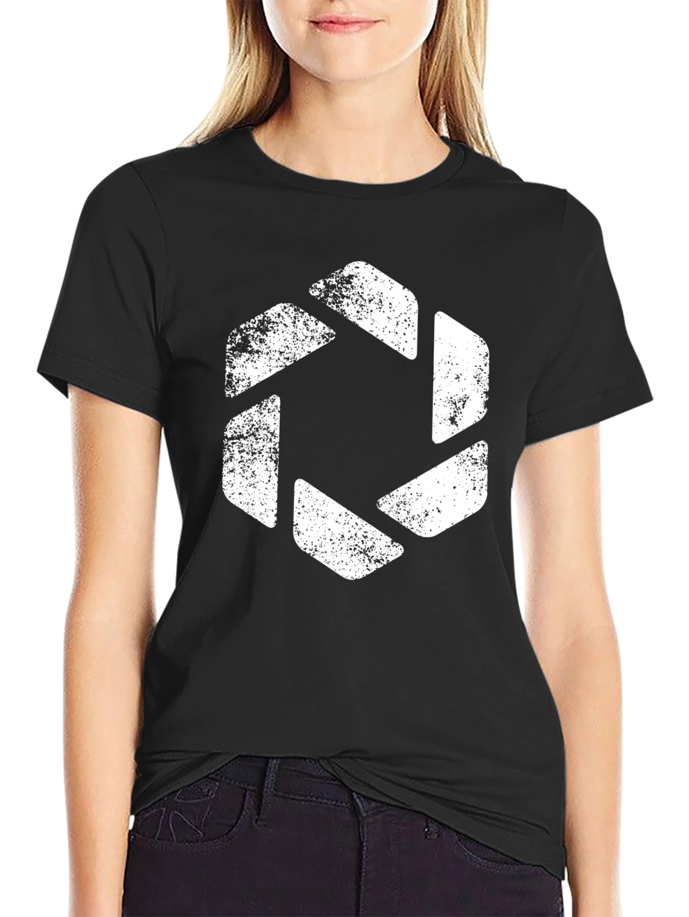 Aperture Science T-Shirt - Distressed Logo
