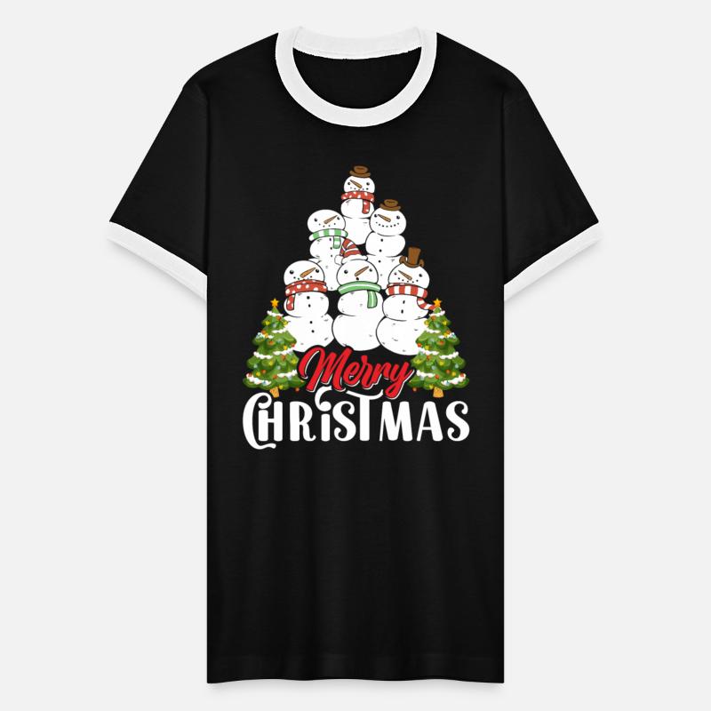 Merry Christmas Snowmen Christmas Tree