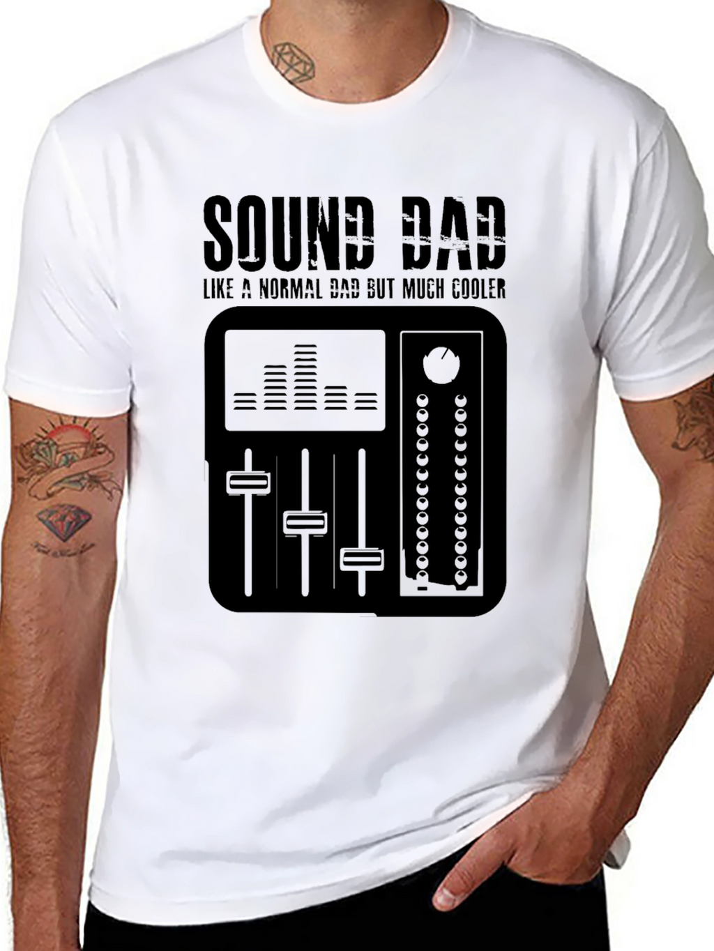 Sound Dad T-Shirt - Cool Music Mixer Design
