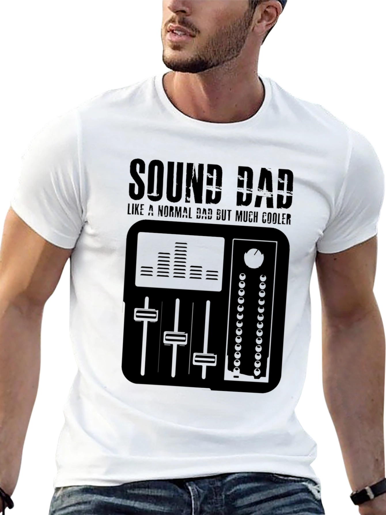 Sound Dad T-Shirt - Cool Music Mixer Design