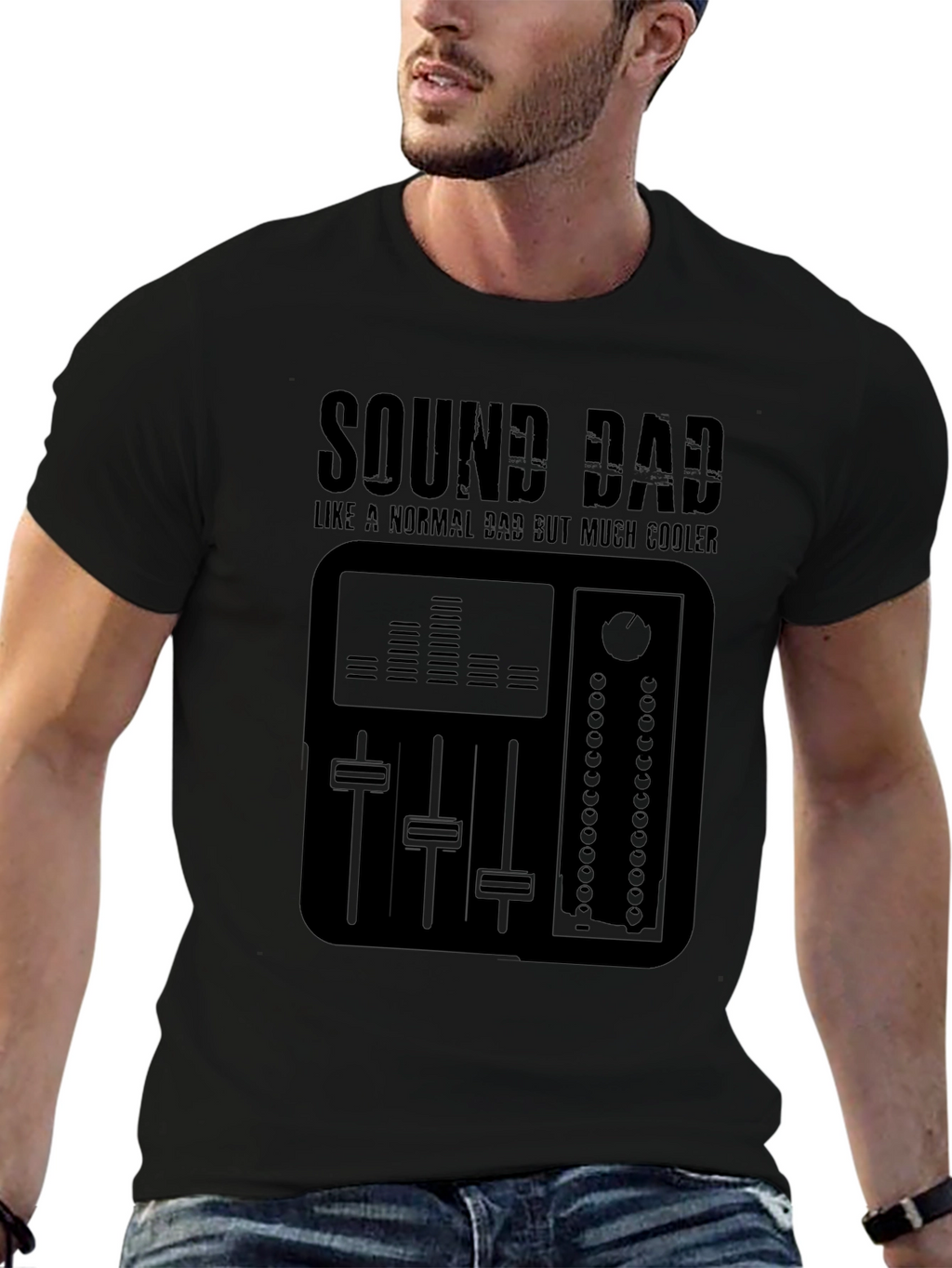 Sound Dad T-Shirt - Cool Music Mixer Design