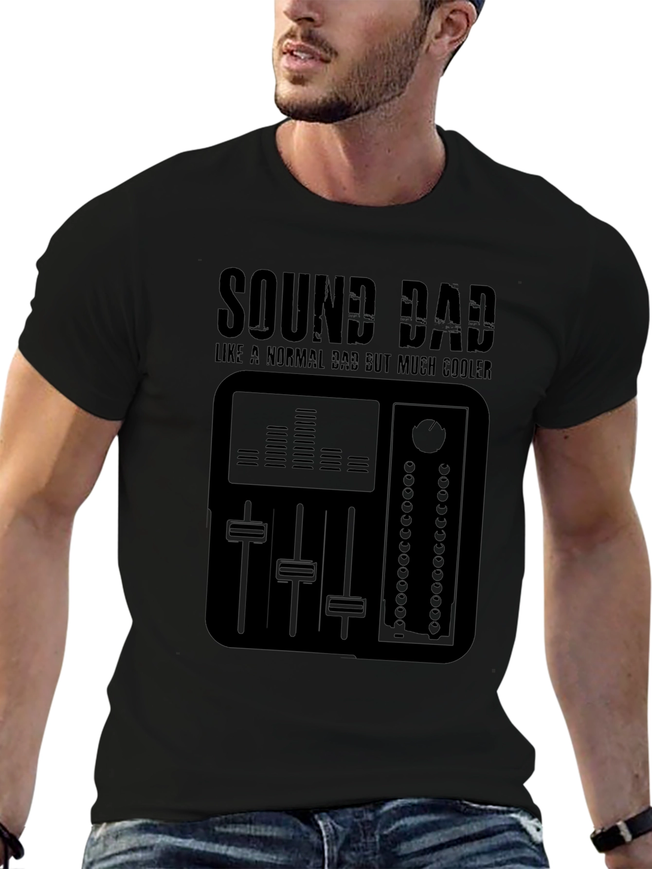 Sound Dad T-Shirt - Cool Music Mixer Design
