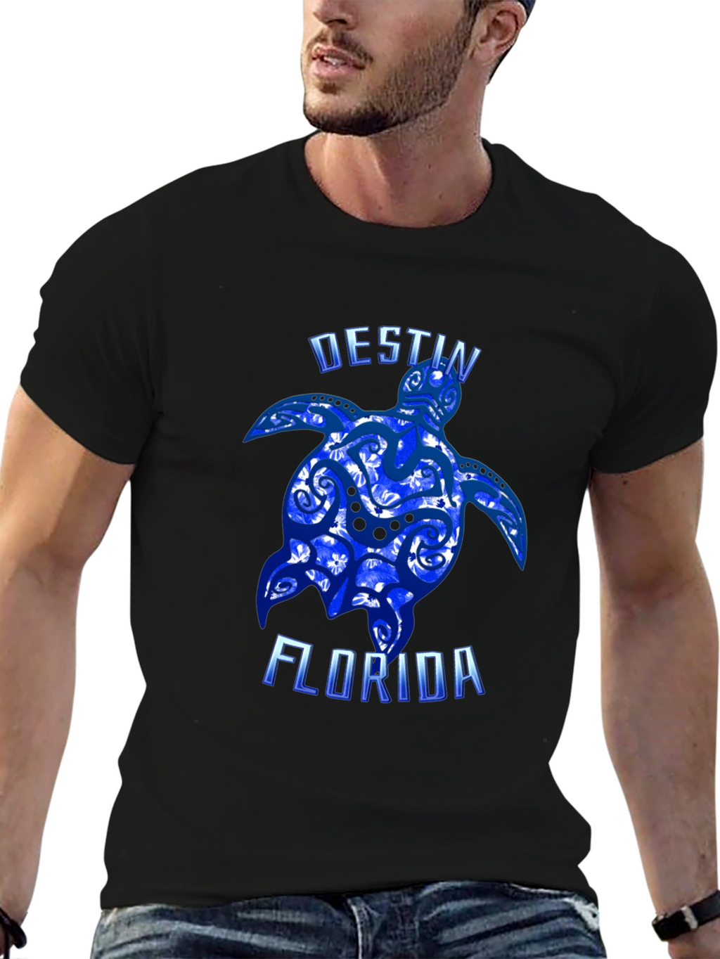 Destin Florida Turtle Graphic Tee