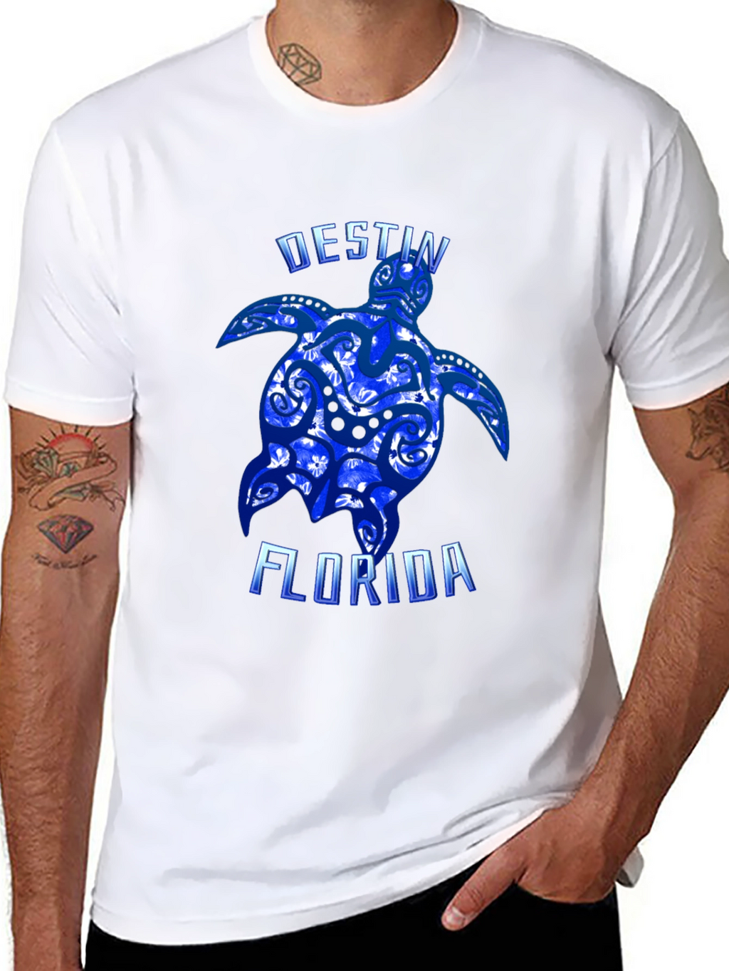 Destin Florida Turtle Graphic Tee