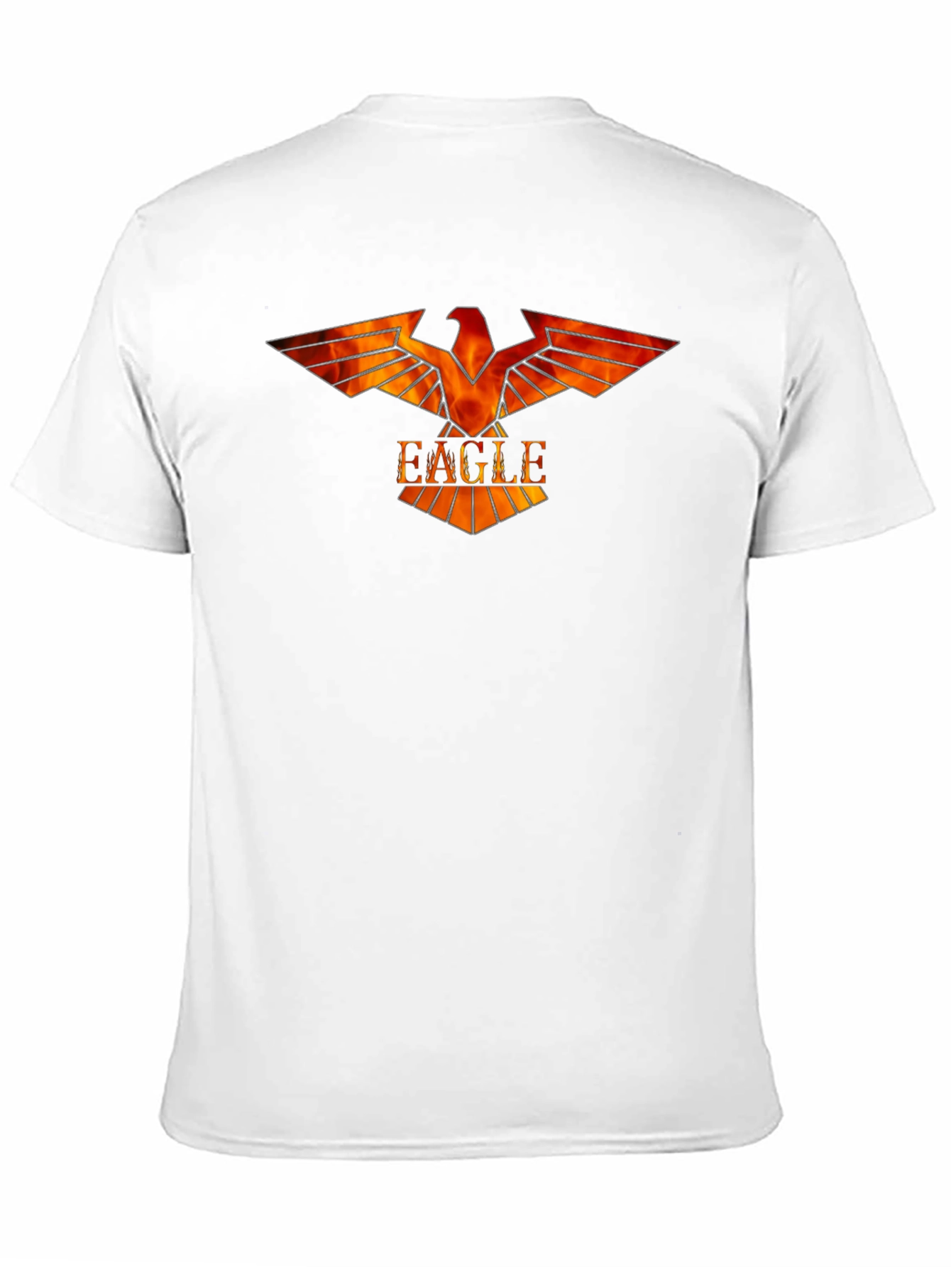 Fiery Eagle Graphic Tee - Bold Design