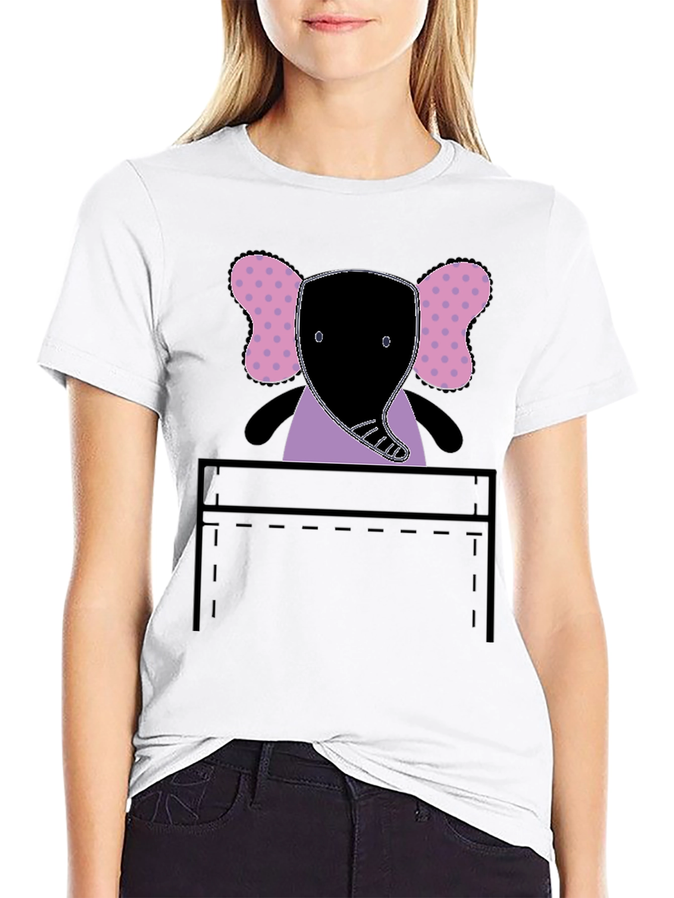 Elephant Pocket Graphic Tee - Fun and Playful!