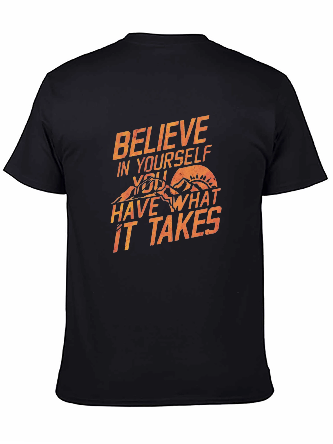 Believe T-Shirt: Inspirational Mountain Graphic Tee