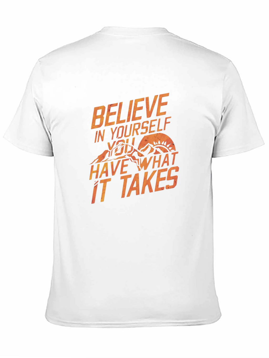 Believe T-Shirt: Inspirational Mountain Graphic Tee