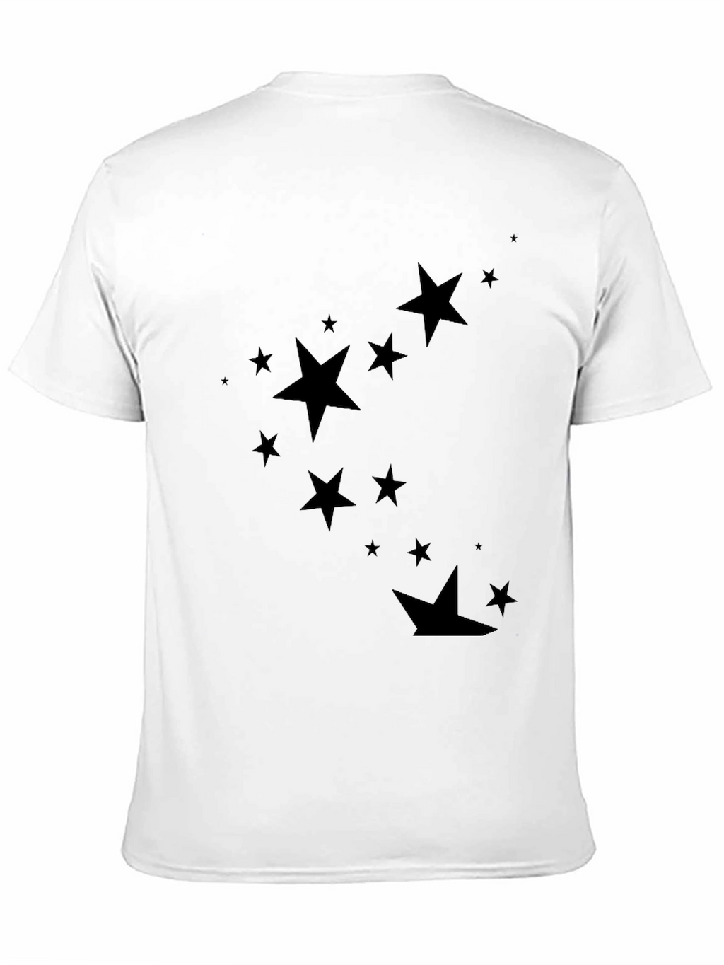 Starry Night Black Tee - Stylish Mens Casual Wear
