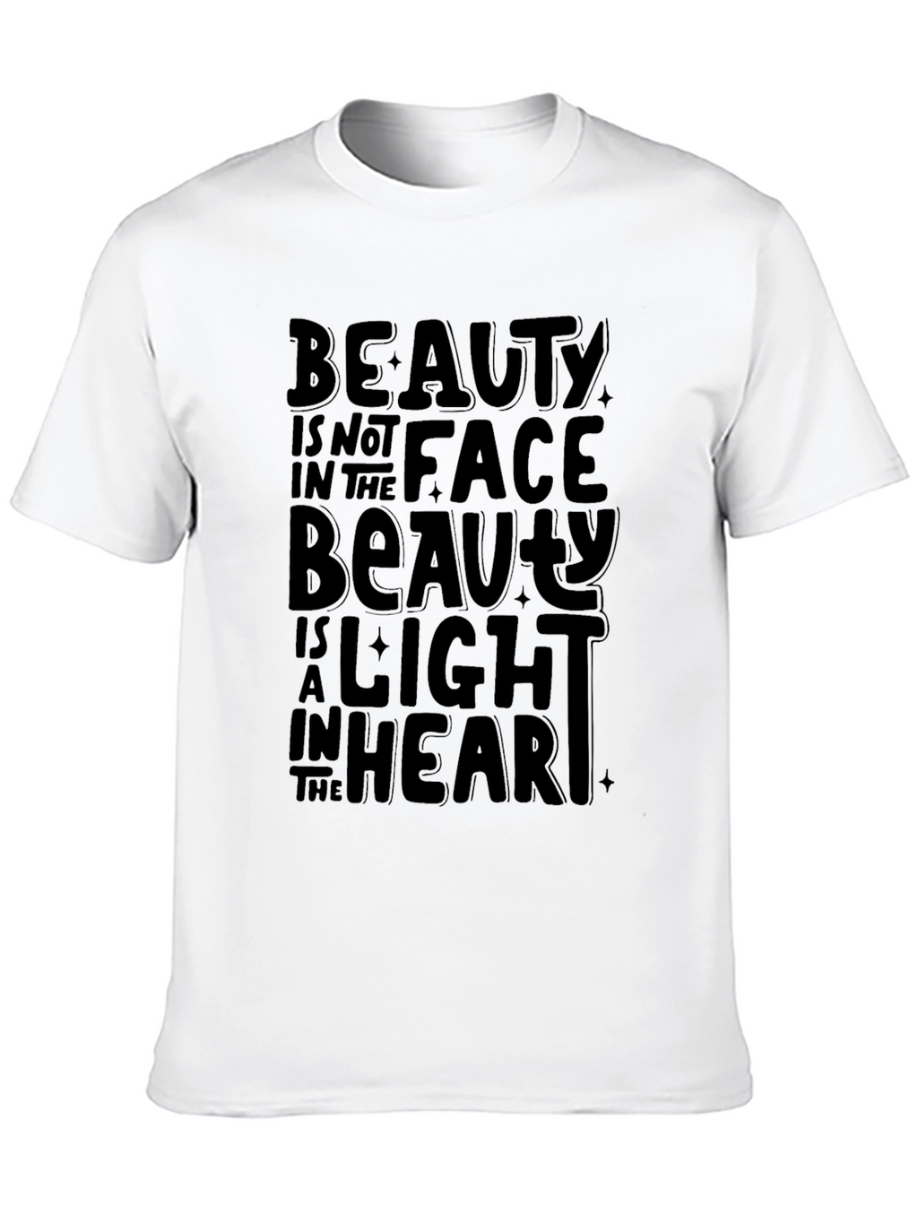 Beauty Within Black Graphic Tee