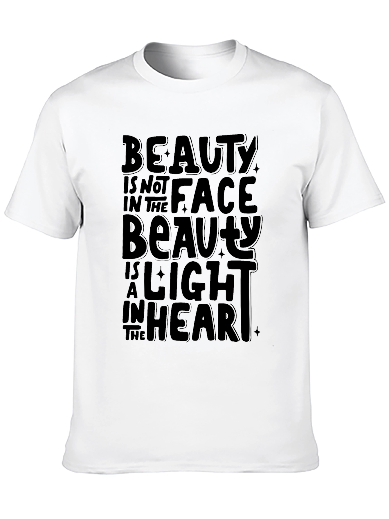 Beauty Within Black Graphic Tee
