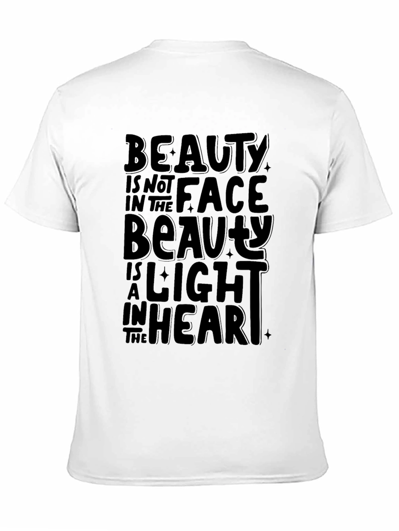 Beauty Within Black Graphic Tee