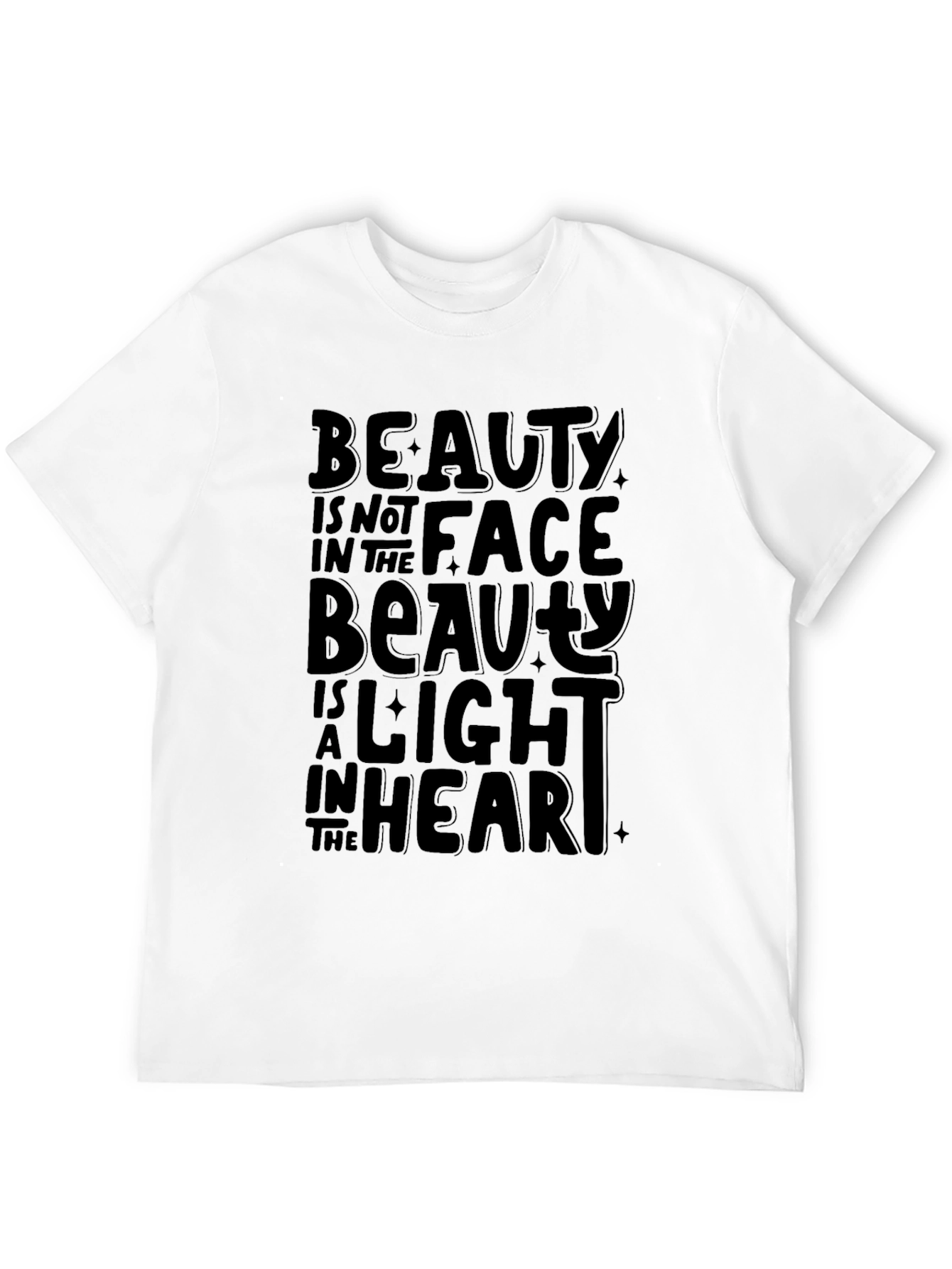 Beauty Within Black Graphic Tee