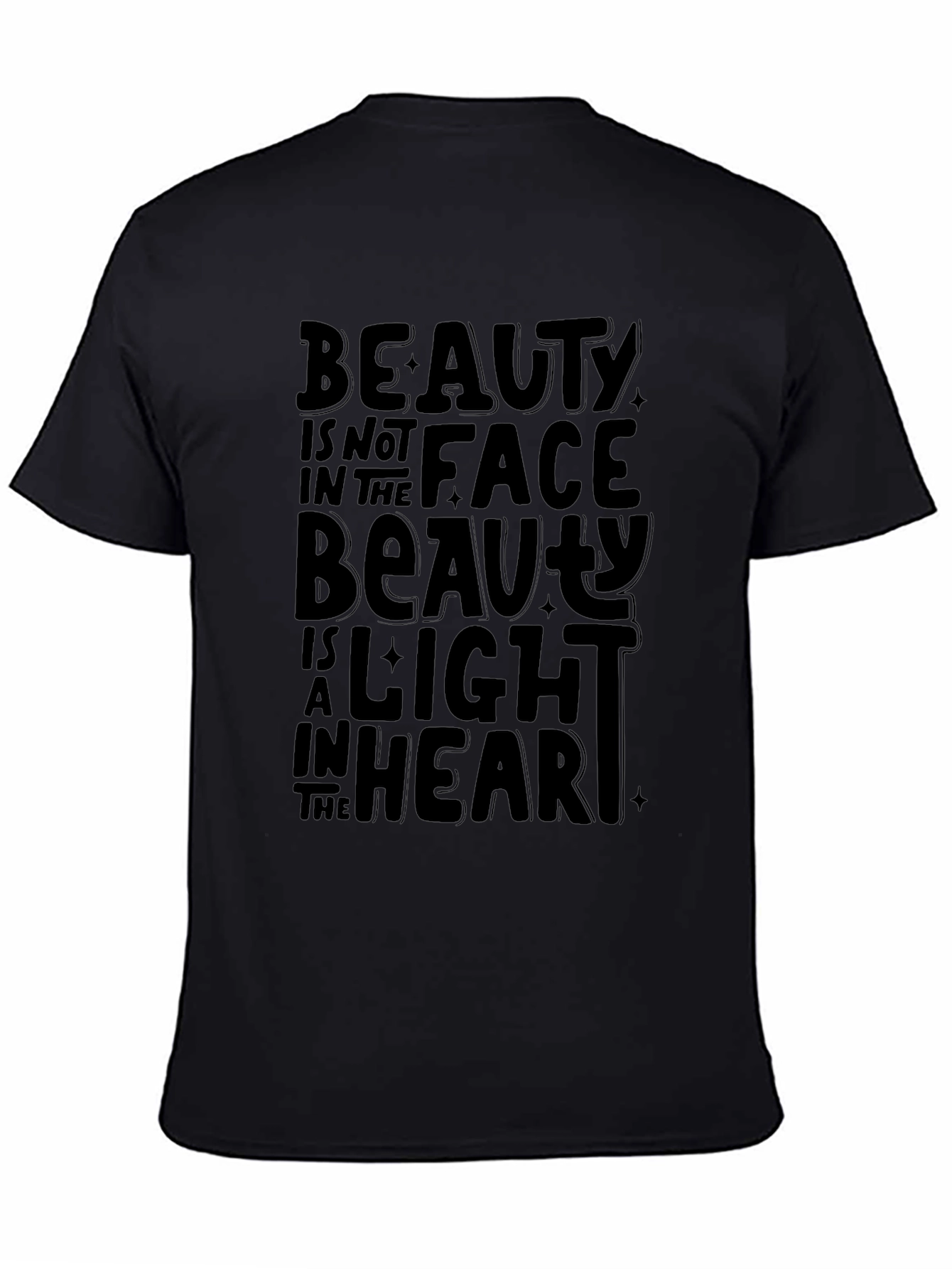 Beauty Within Black Graphic Tee