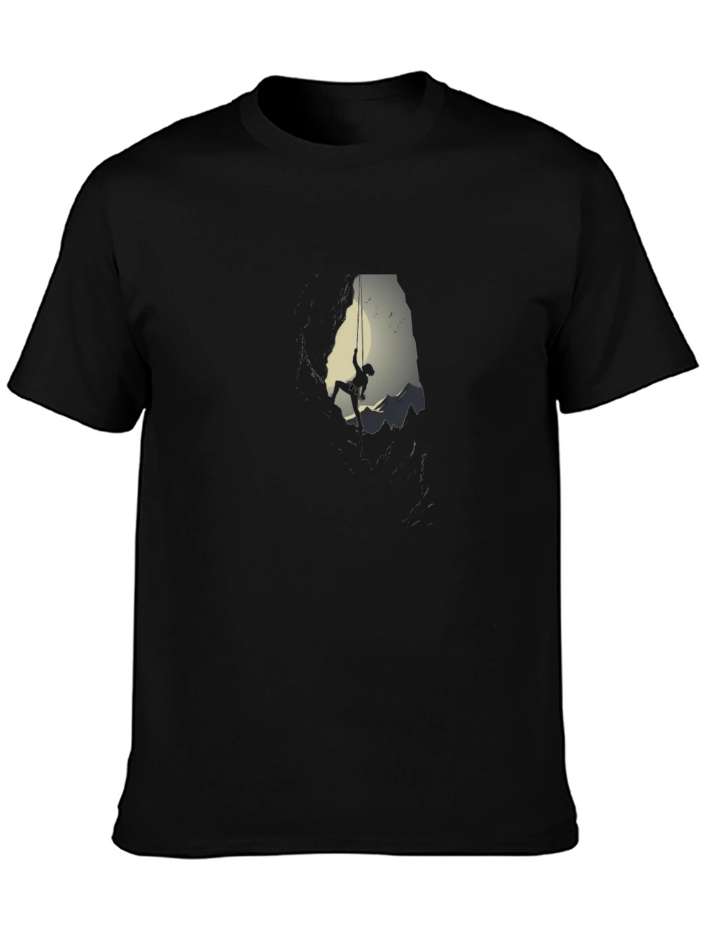 Climbing Silhouette Graphic T-Shirt