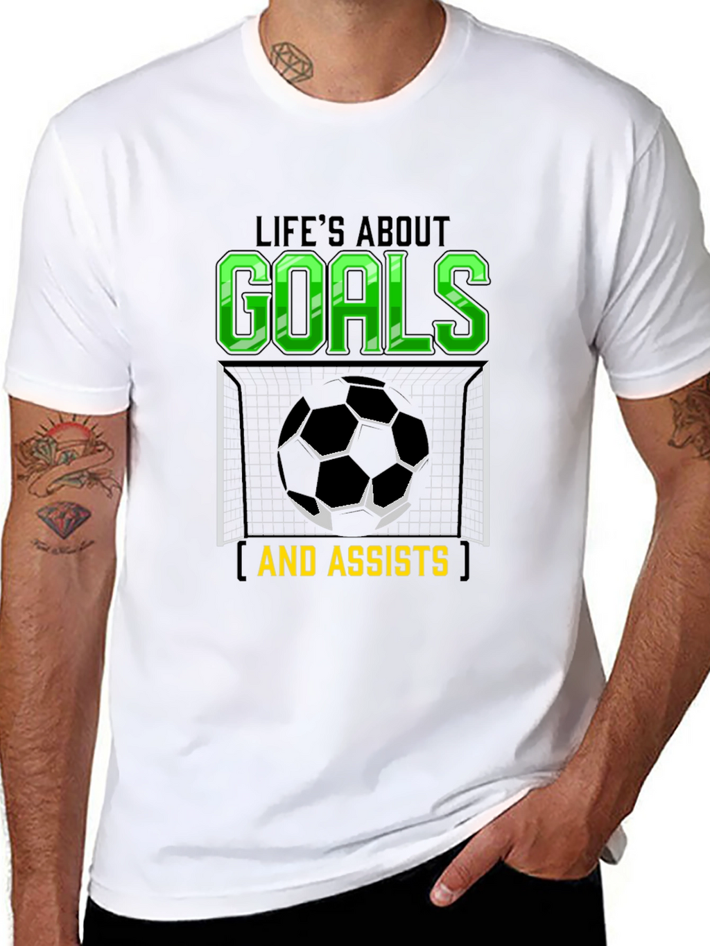 Lifes About Goals & Assists T-Shirt