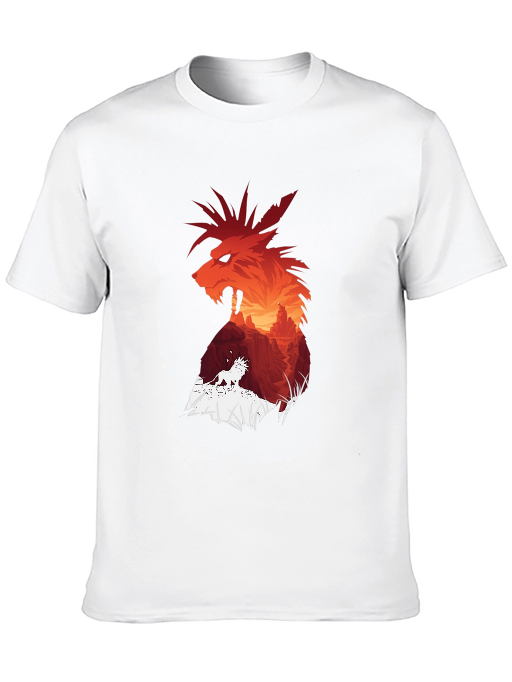 Red XIII T-Shirt - Final Fantasy VII Inspired