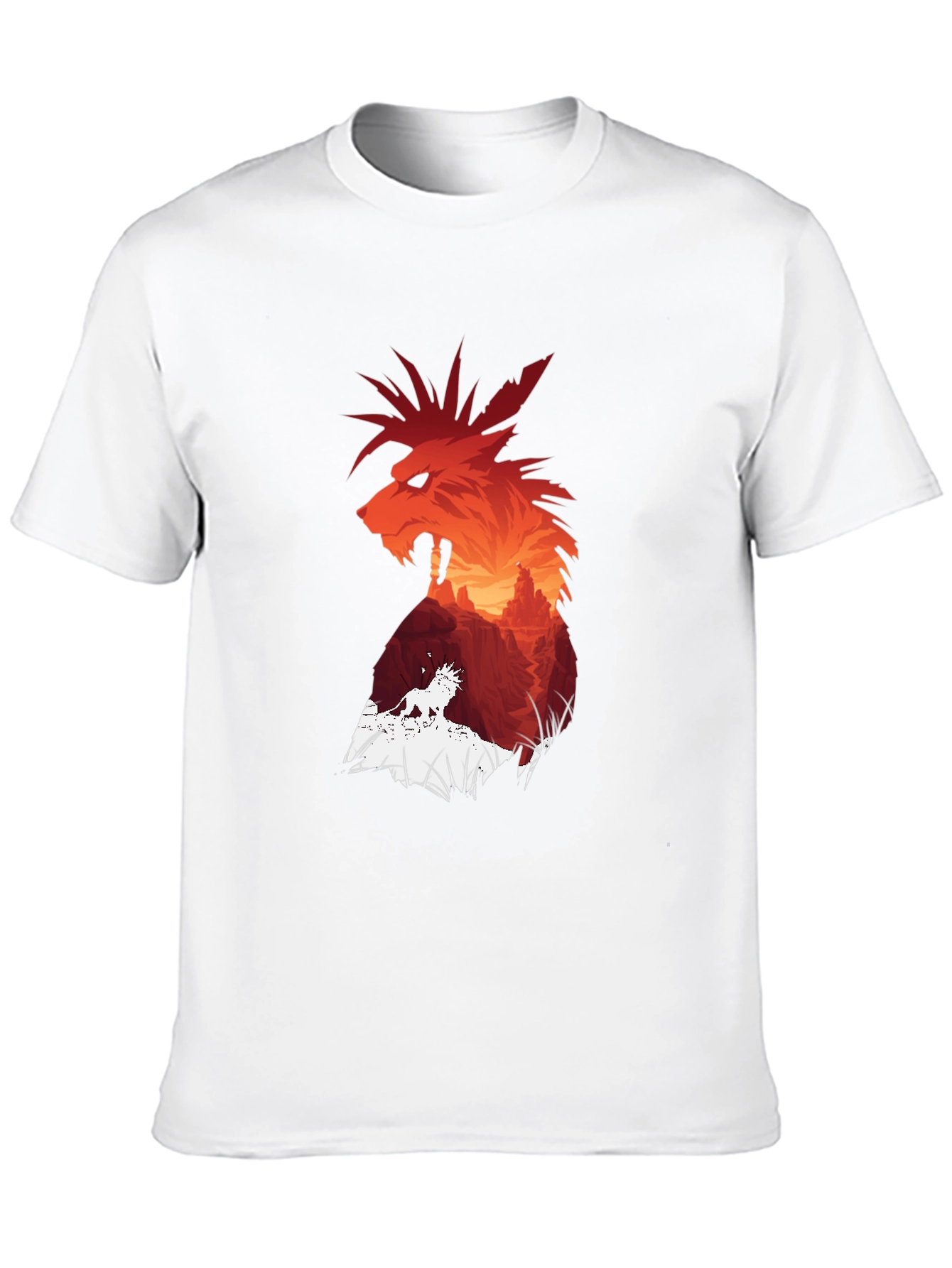Red XIII T-Shirt - Final Fantasy VII Inspired
