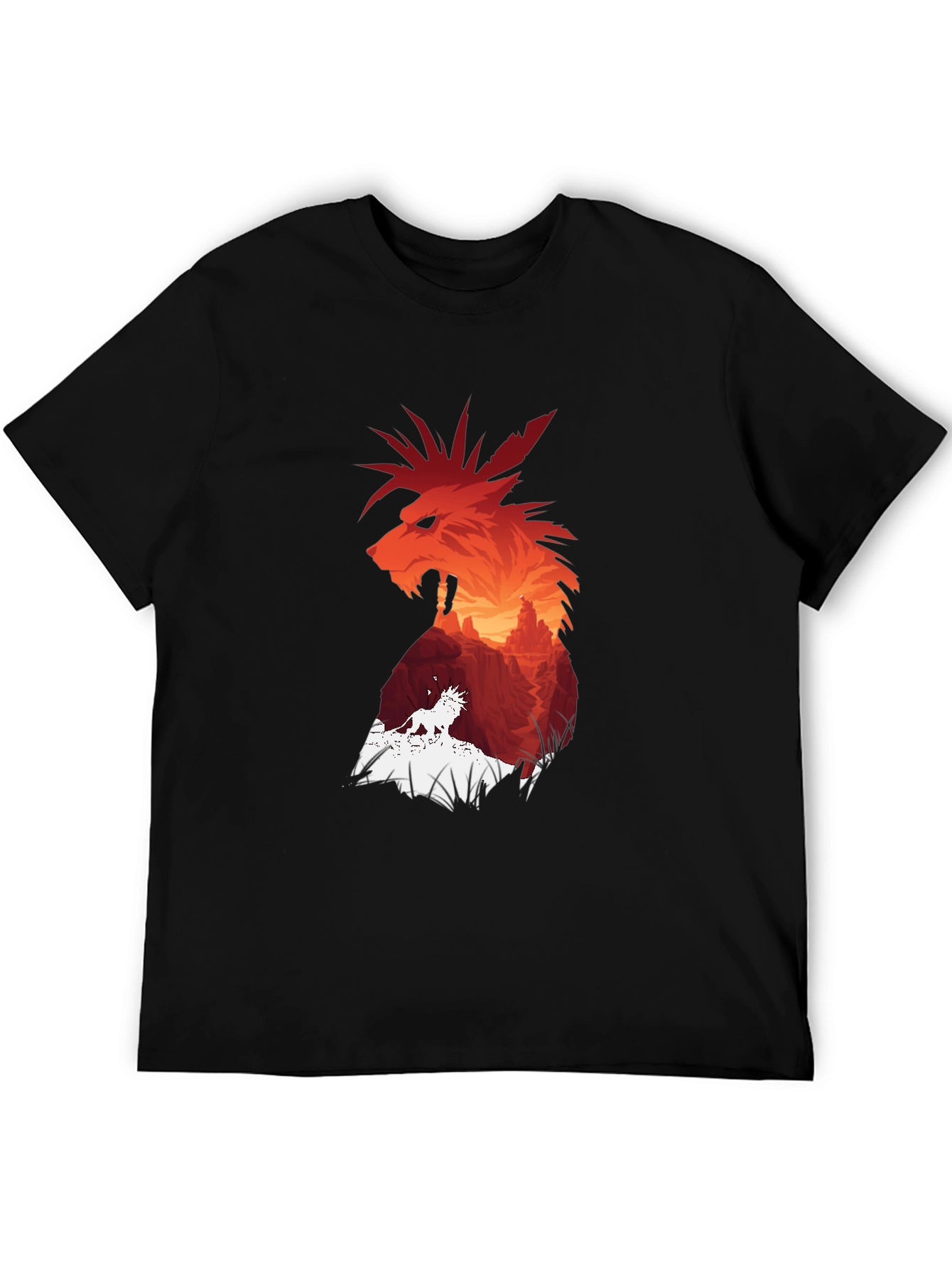 Red XIII T-Shirt - Final Fantasy VII Inspired