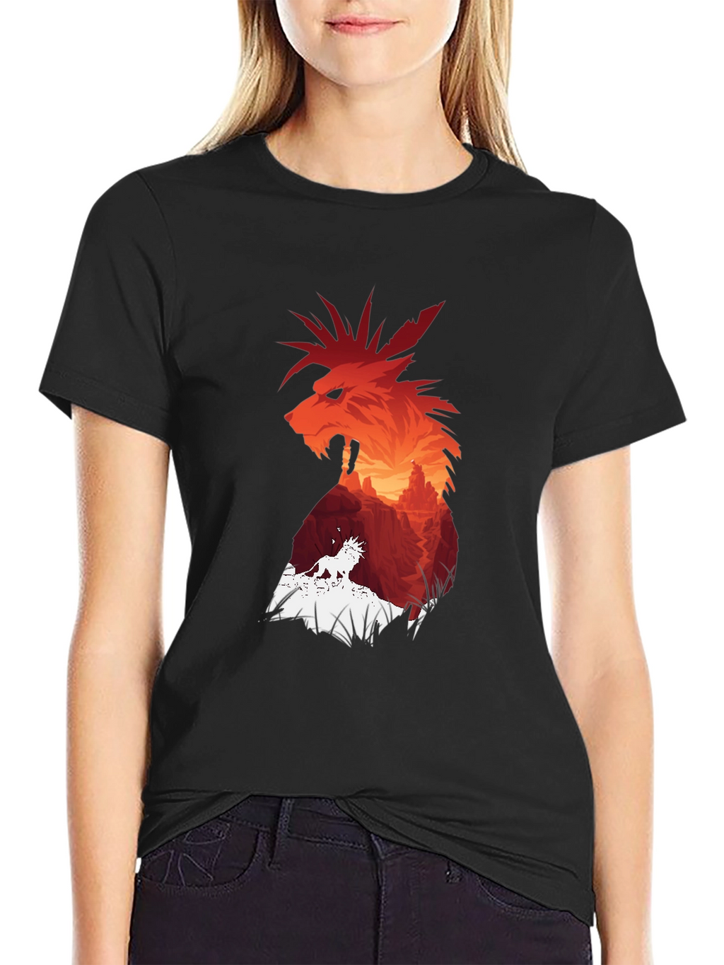 Red XIII T-Shirt - Final Fantasy VII Inspired