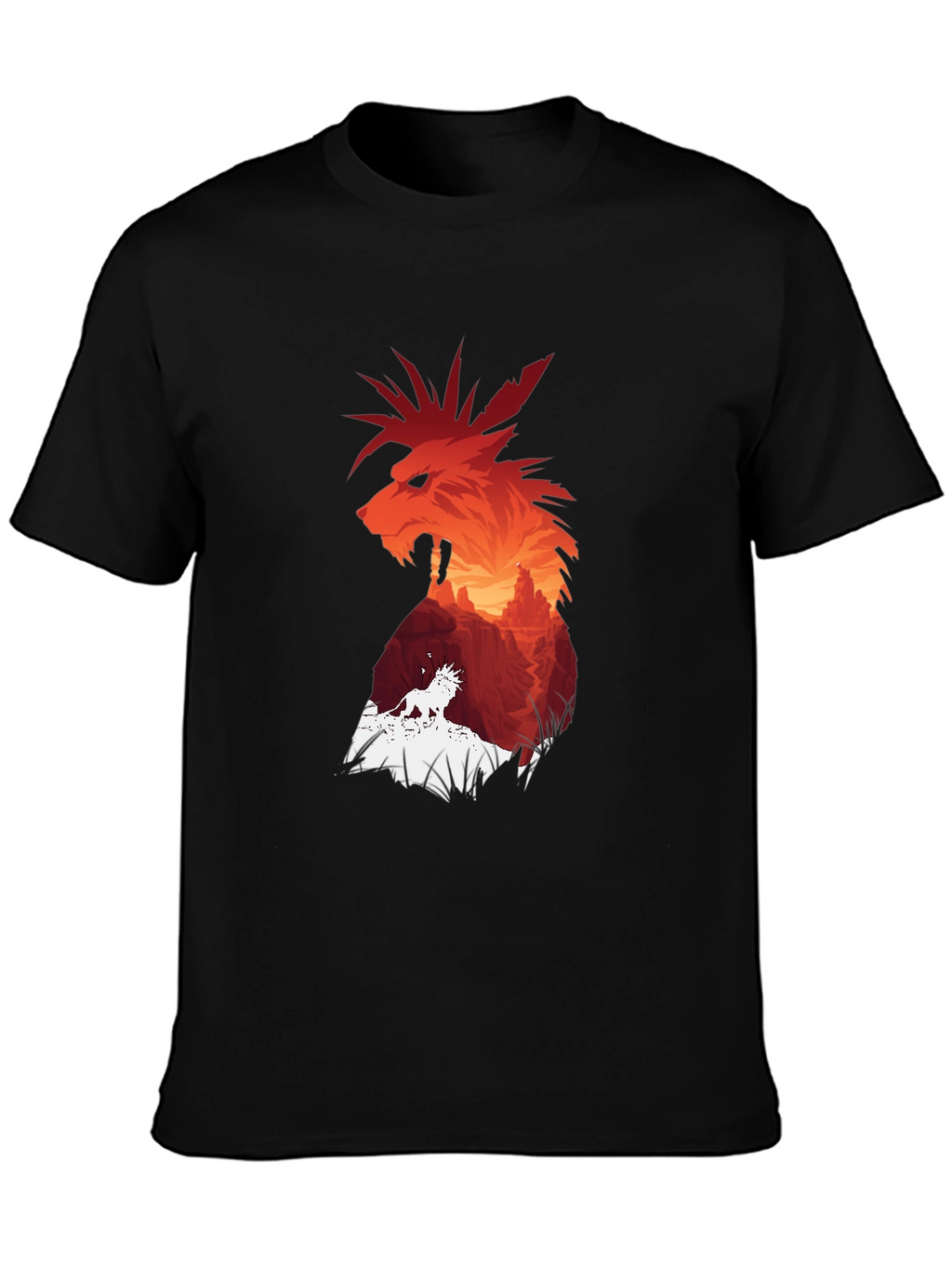 Red XIII T-Shirt - Final Fantasy VII Inspired