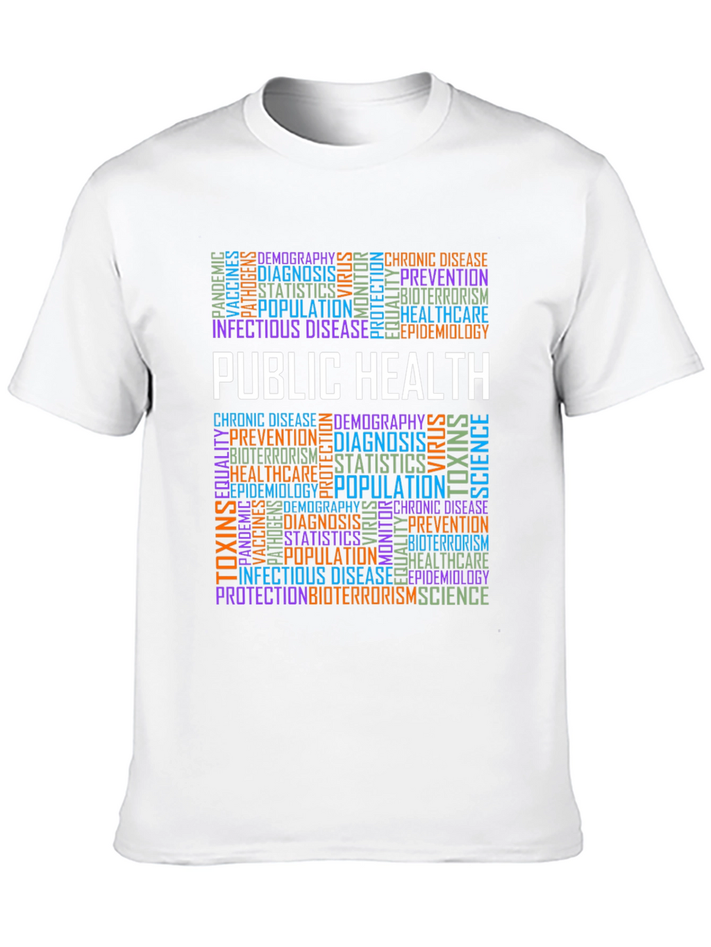 Public Health Word Art T-Shirt