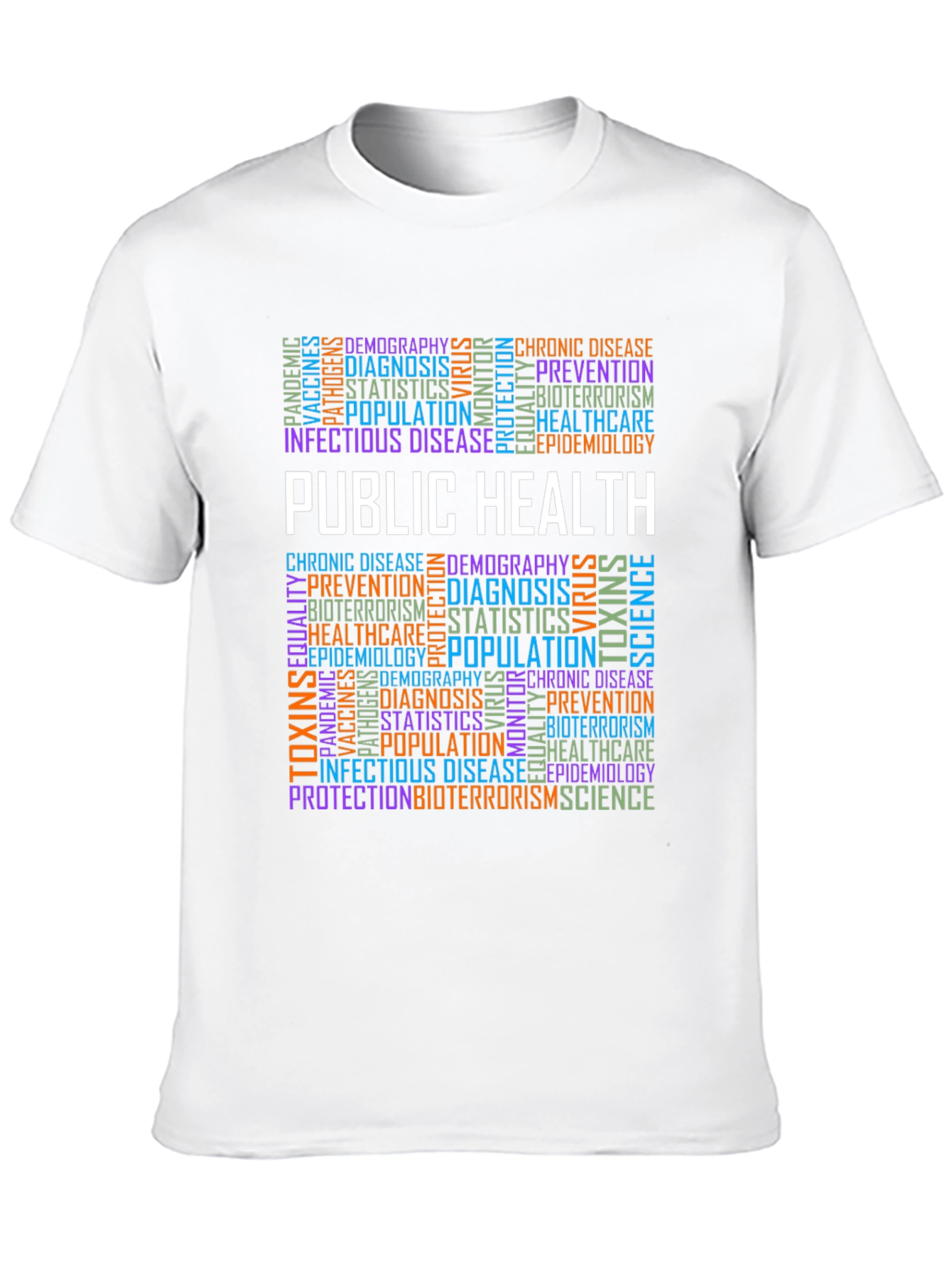 Public Health Word Art T-Shirt