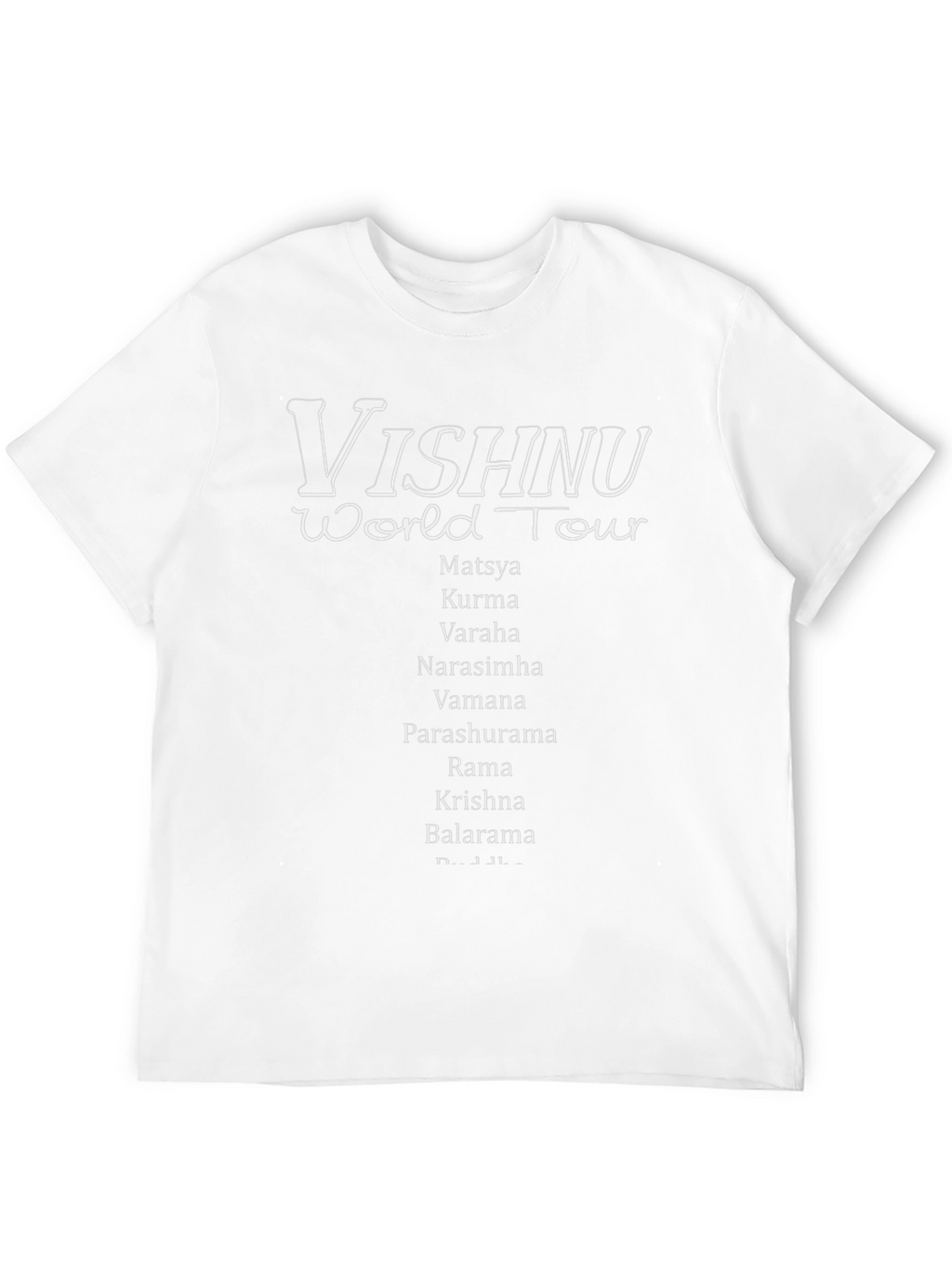 Vishnu World Tour Black Graphic Tee