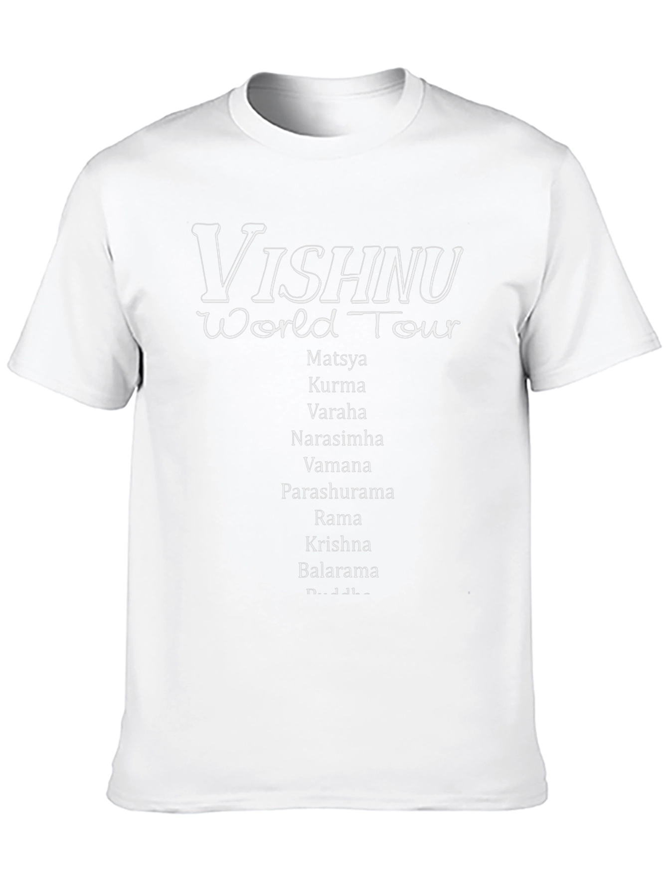 Vishnu World Tour Black Graphic Tee