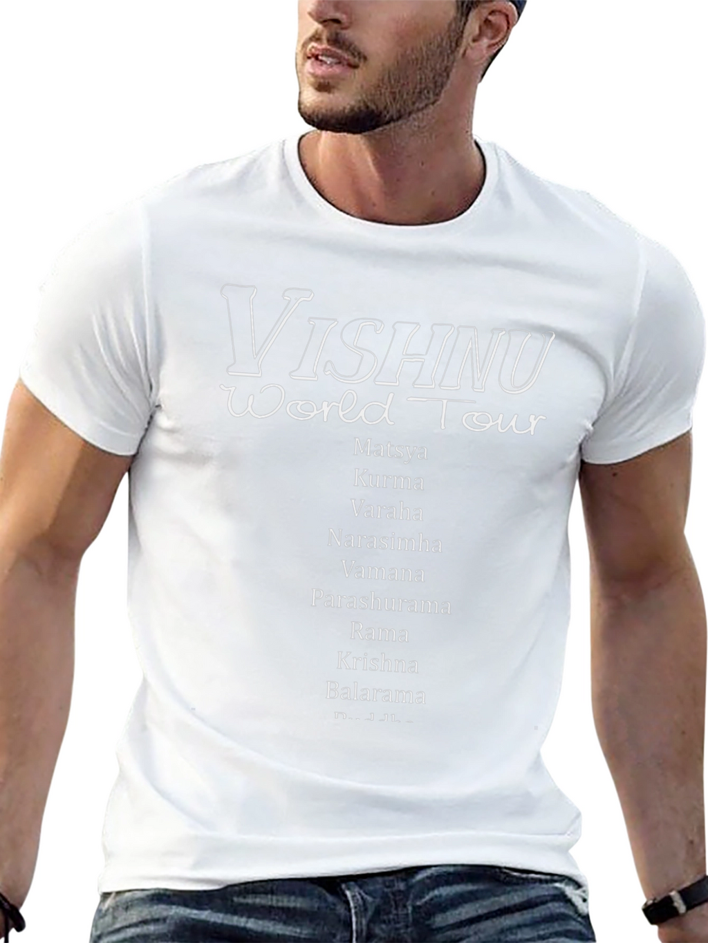 Vishnu World Tour Black Graphic Tee