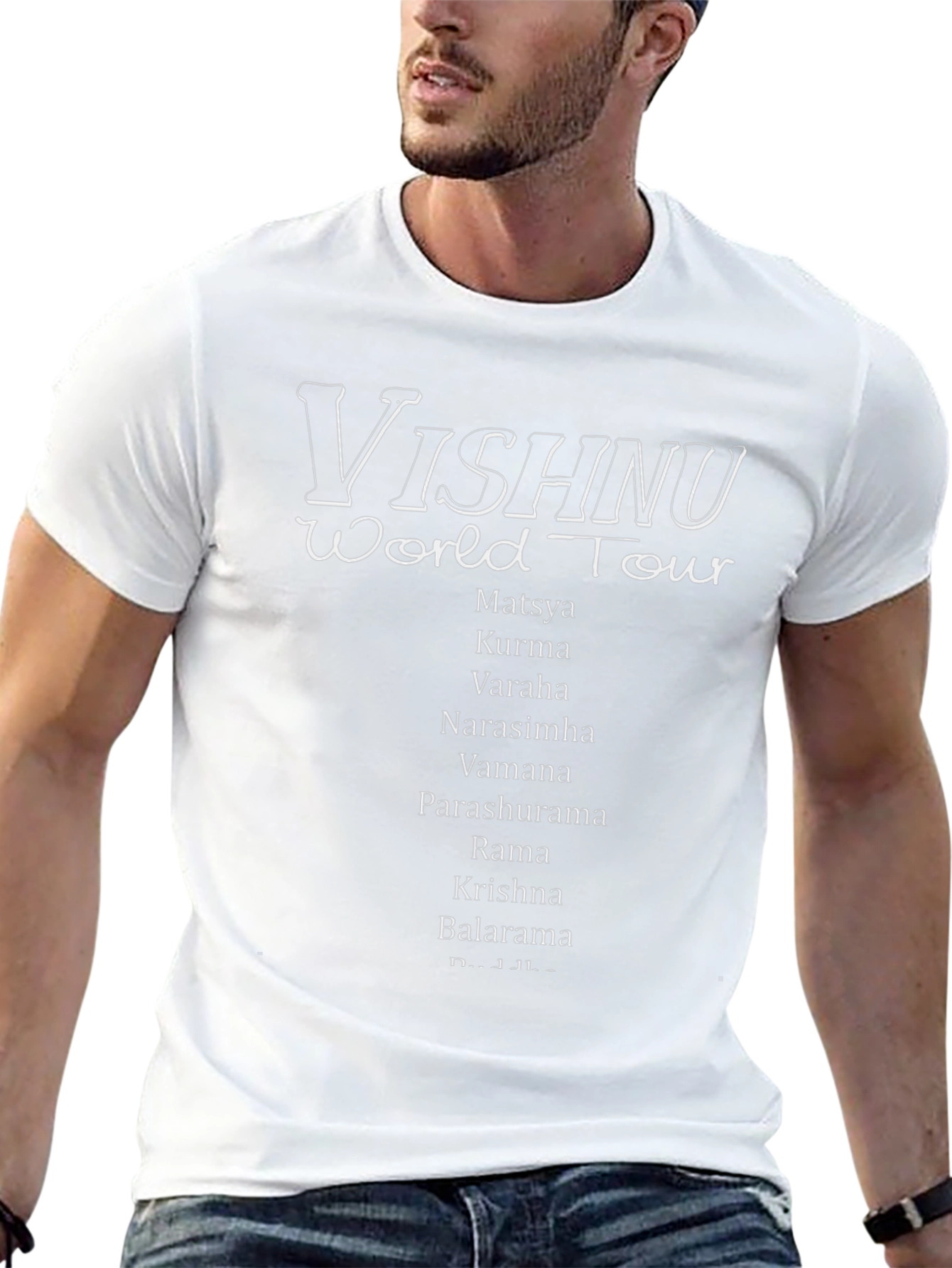 Vishnu World Tour Black Graphic Tee