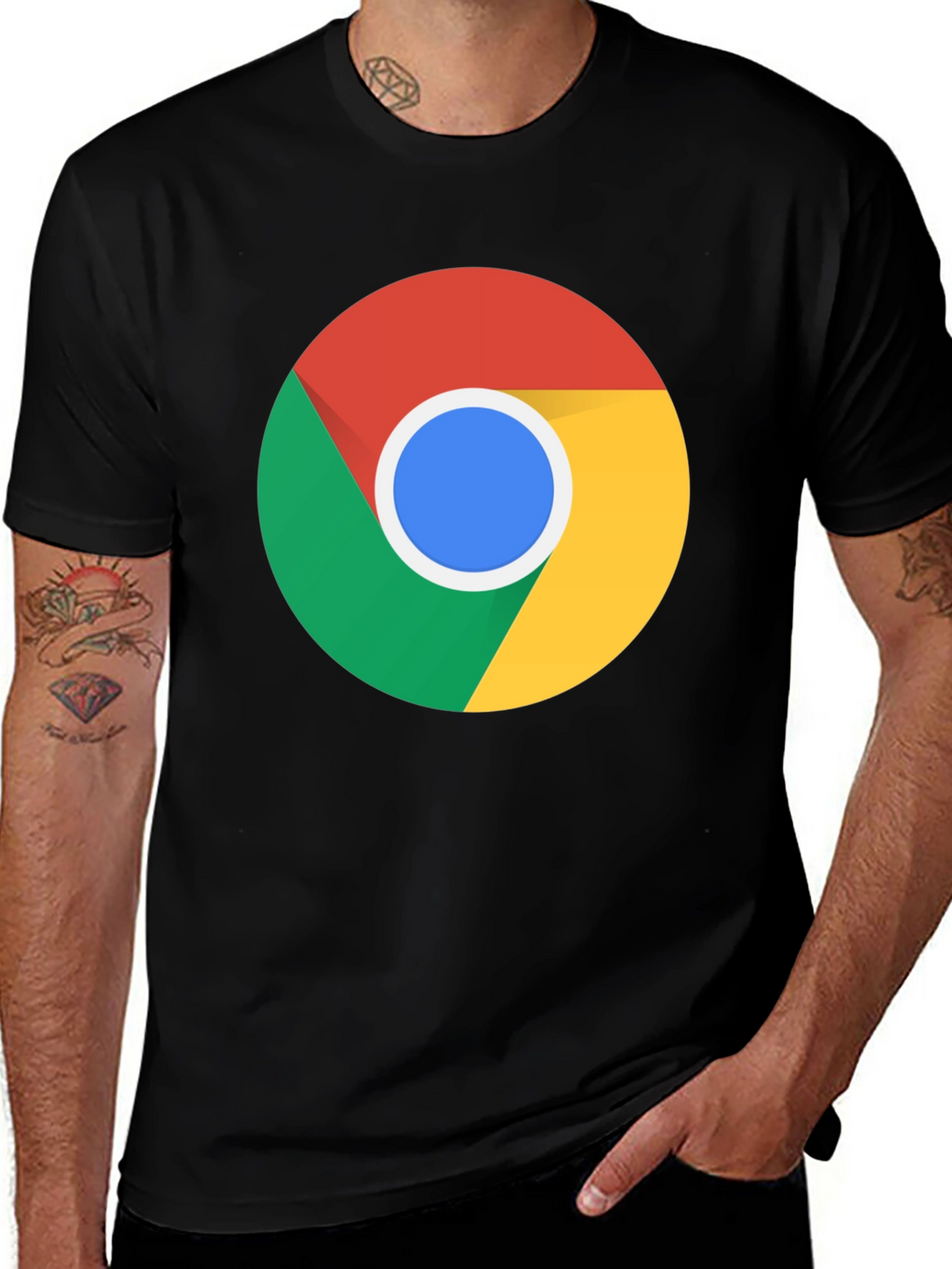 Chrome Logo Black T-Shirt