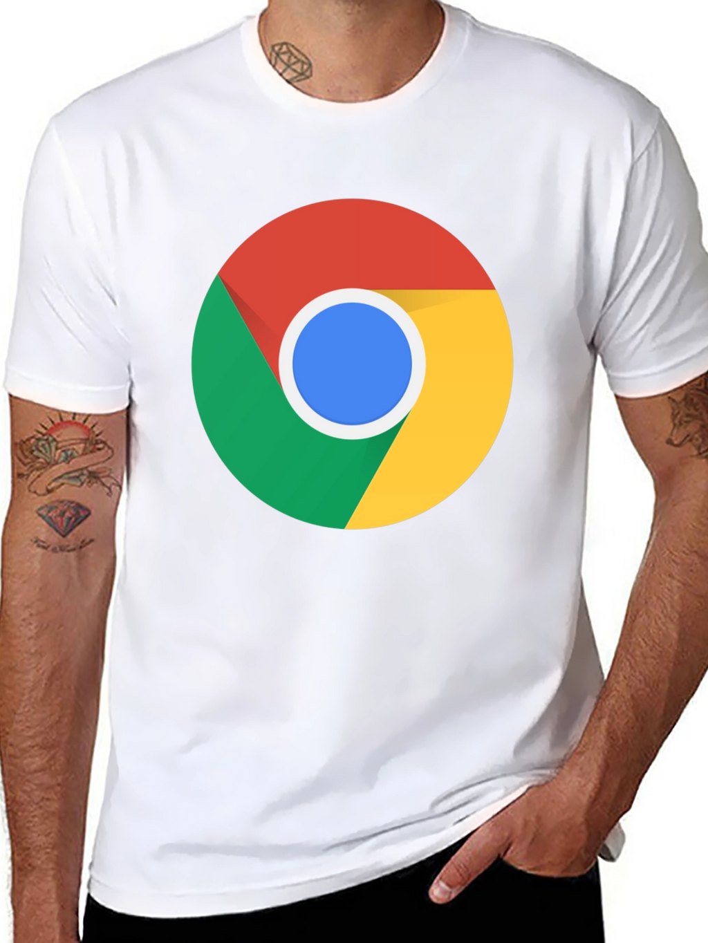Chrome Logo Black T-Shirt