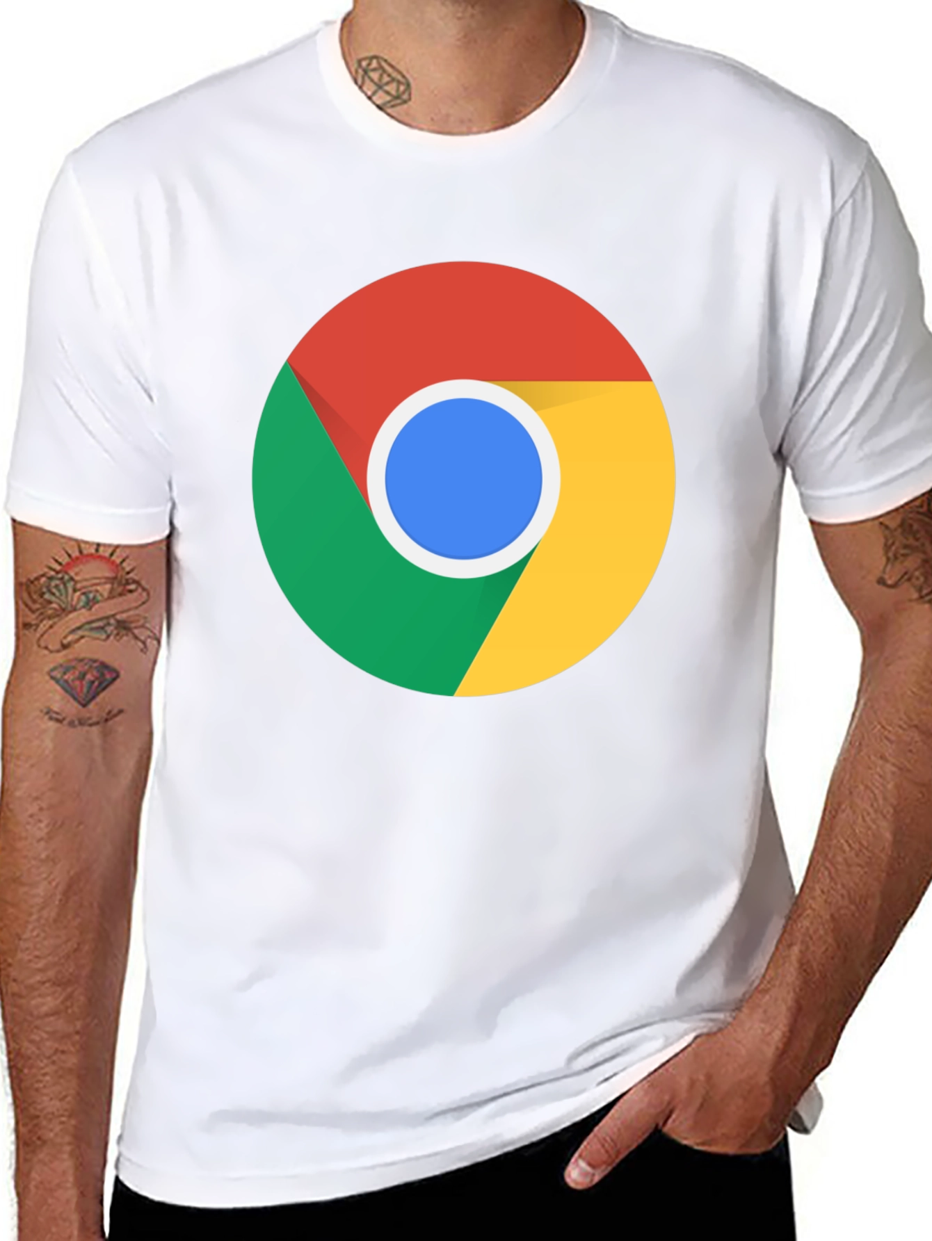 Chrome Logo Black T-Shirt