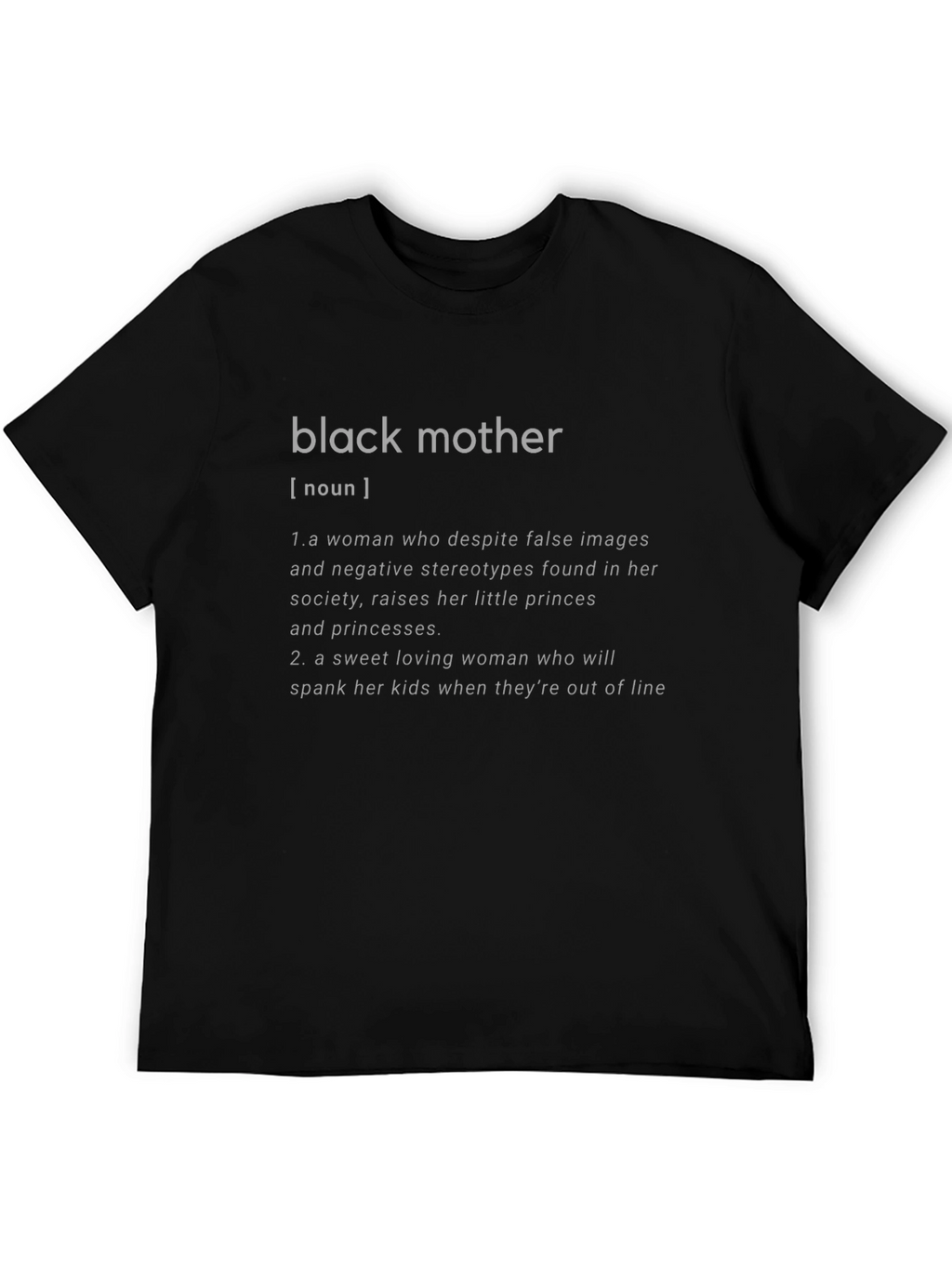 Black Mother Definition T-Shirt - Unisex