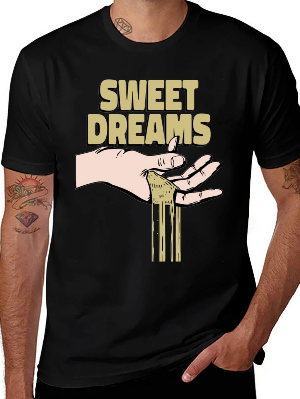 Sweet Dreams Graphic T-Shirt - Black