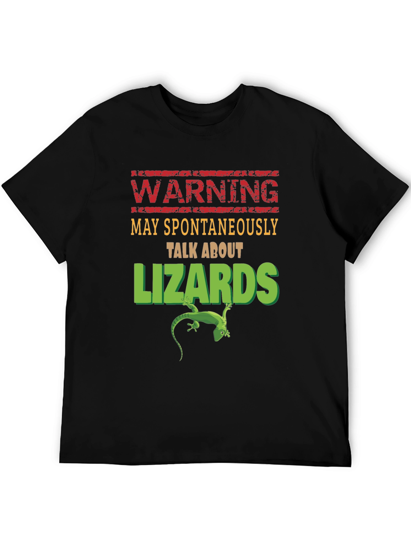 Warning: May Spontaneously Talk About Lizards T-Shirt
