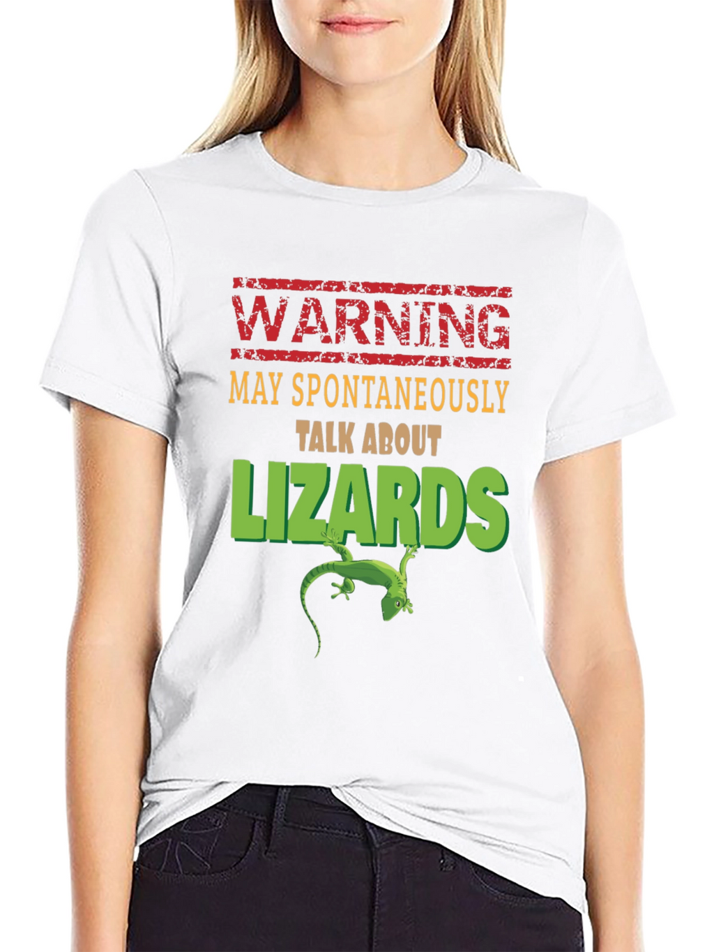 Warning: May Spontaneously Talk About Lizards T-Shirt