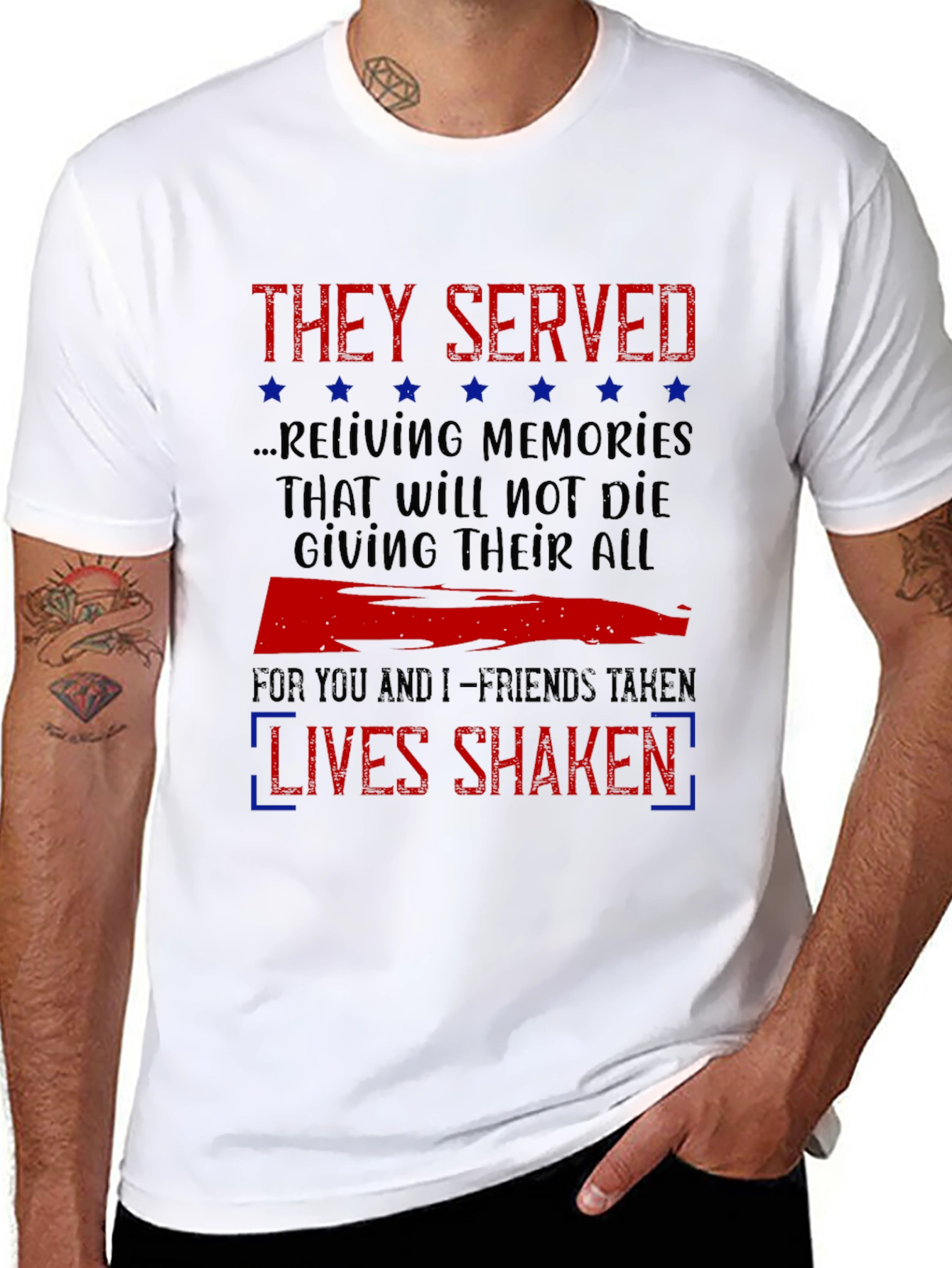 They Served Memorial T-Shirt