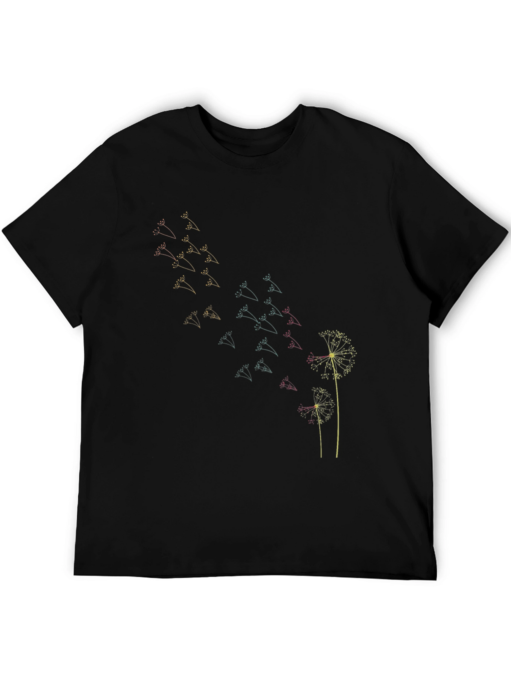 Dandelion Wish Graphic Tee - Soft Cotton Blend Shirt