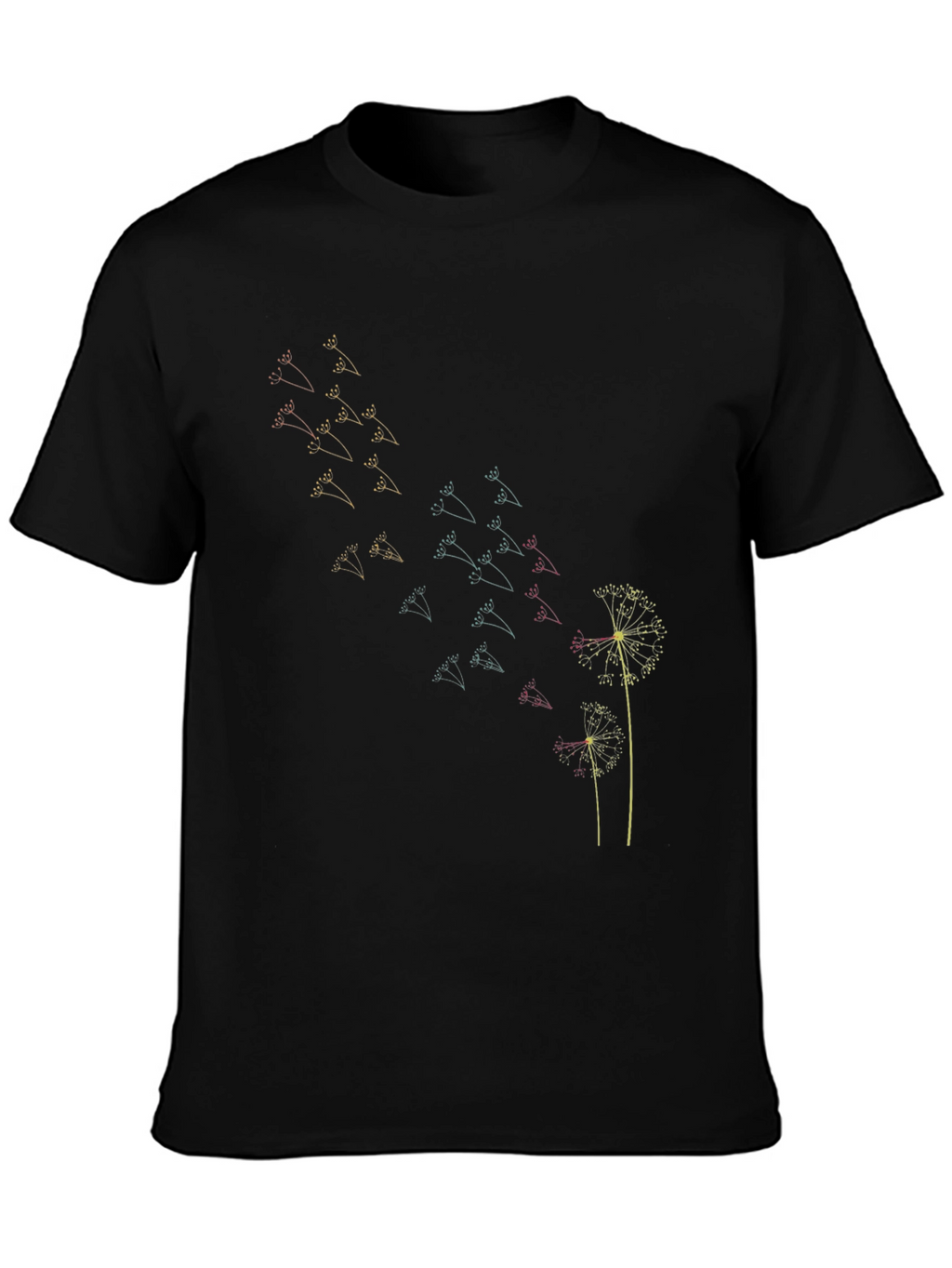 Dandelion Wish Graphic Tee - Soft Cotton Blend Shirt