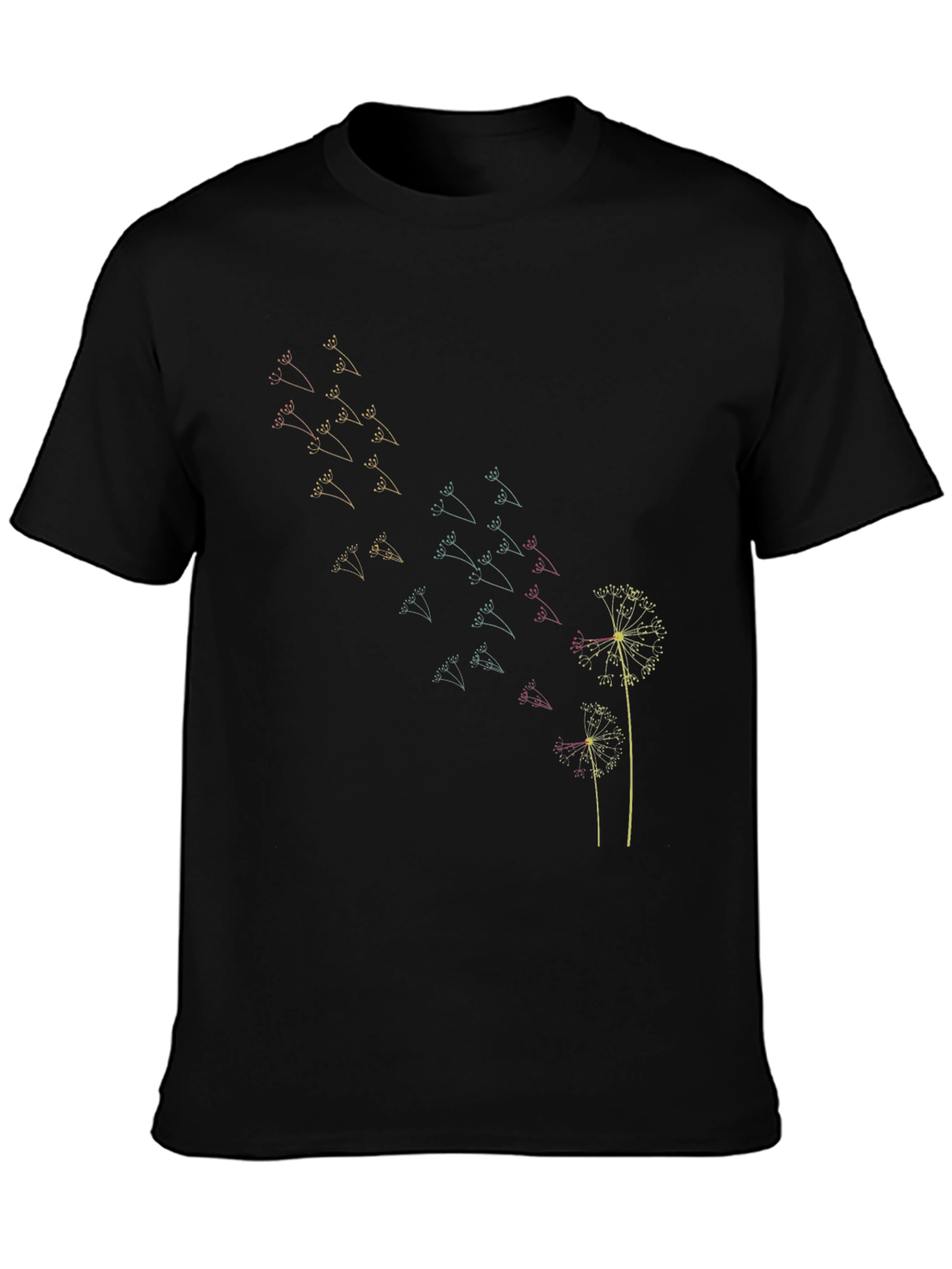 Dandelion Wish Graphic Tee - Soft Cotton Blend Shirt