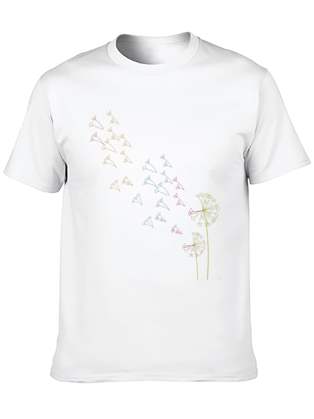 Dandelion Wish Graphic Tee - Soft Cotton Blend Shirt