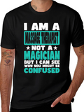 Massage Therapist T-Shirt Funny Magician Gift