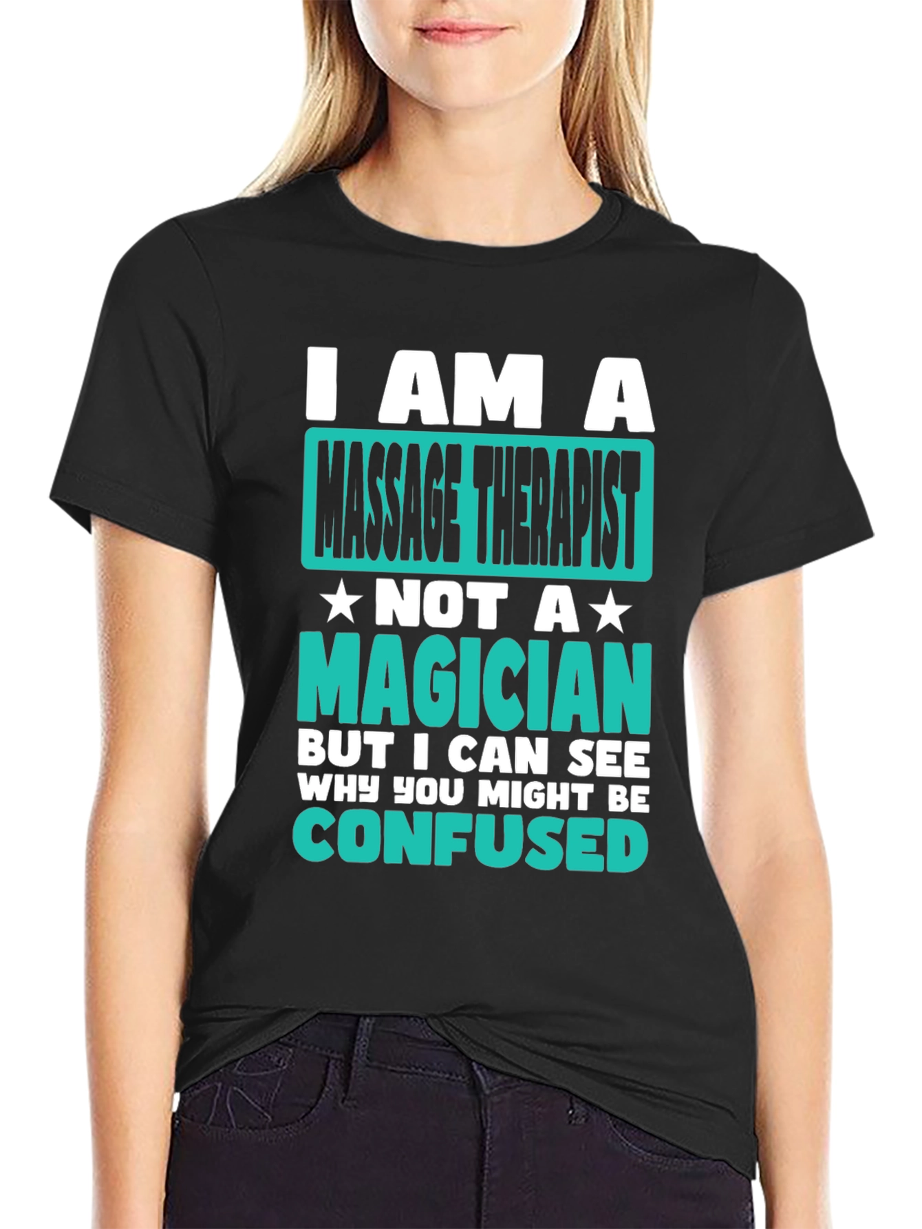 Massage Therapist T-Shirt Funny Magician Gift