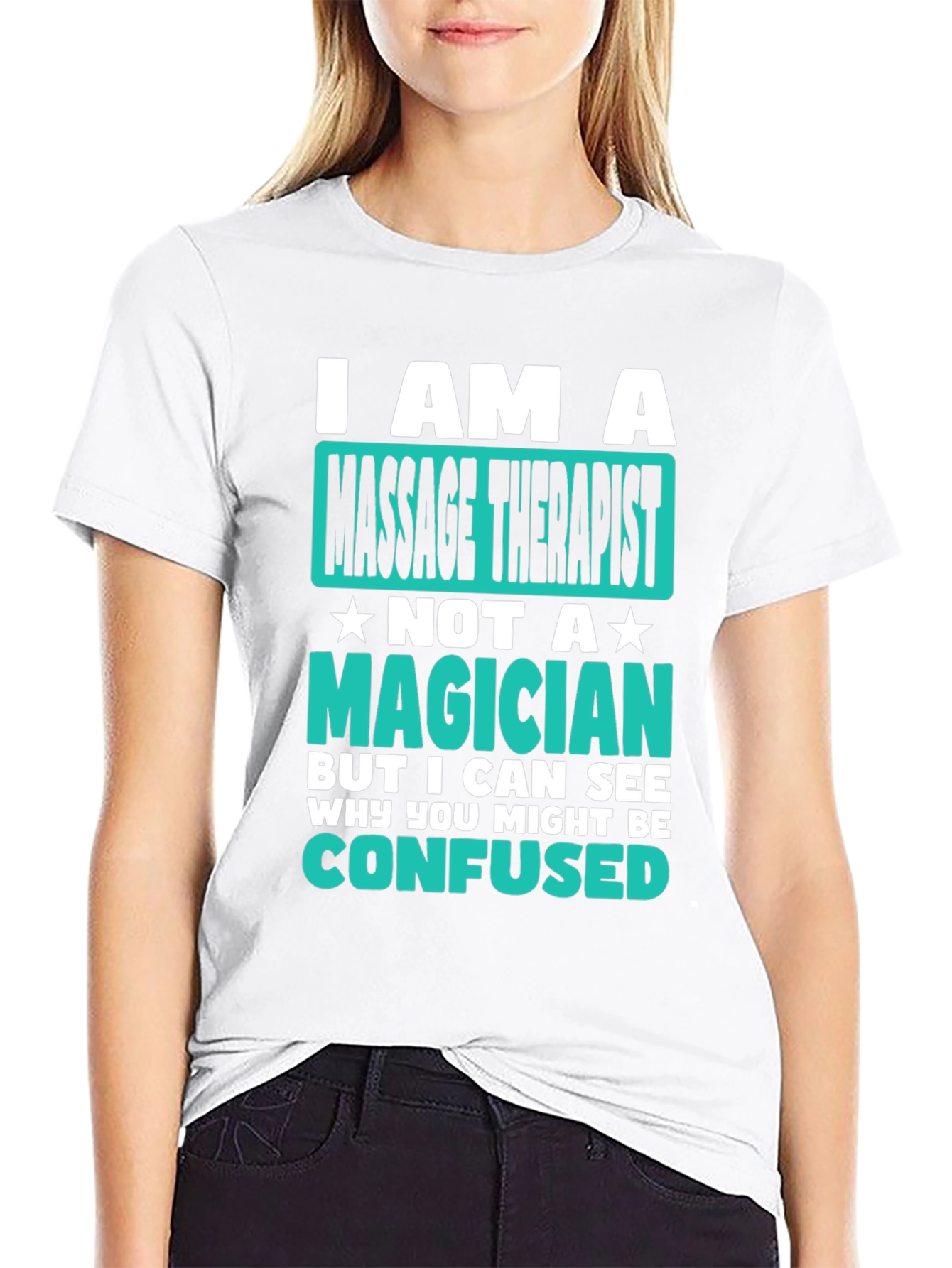 Massage Therapist T-Shirt Funny Magician Gift