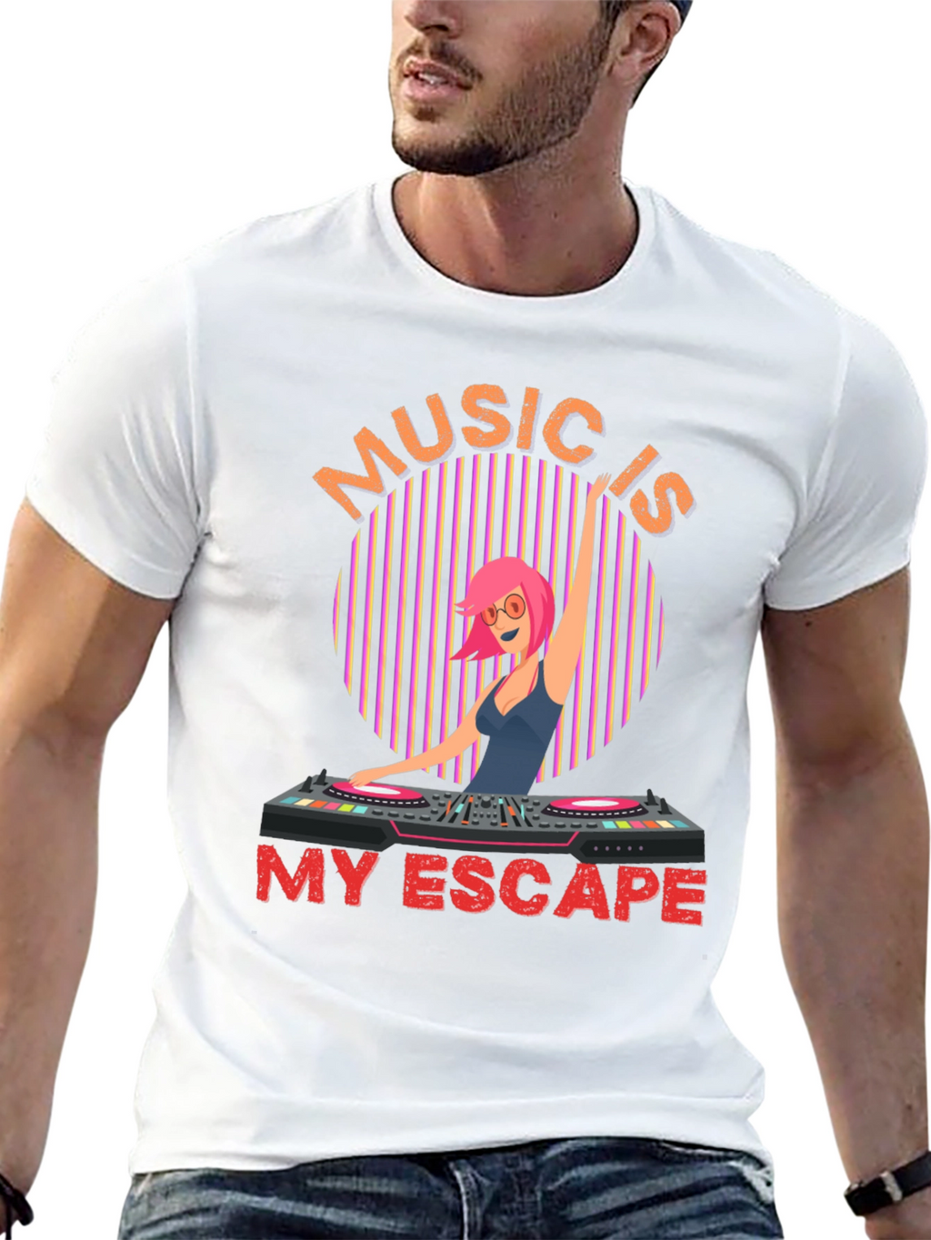 Music is My Escape T-Shirt