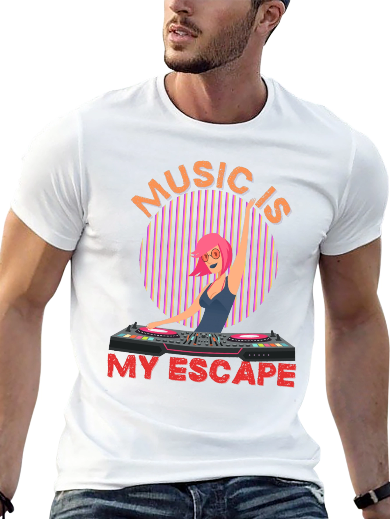 Music is My Escape T-Shirt