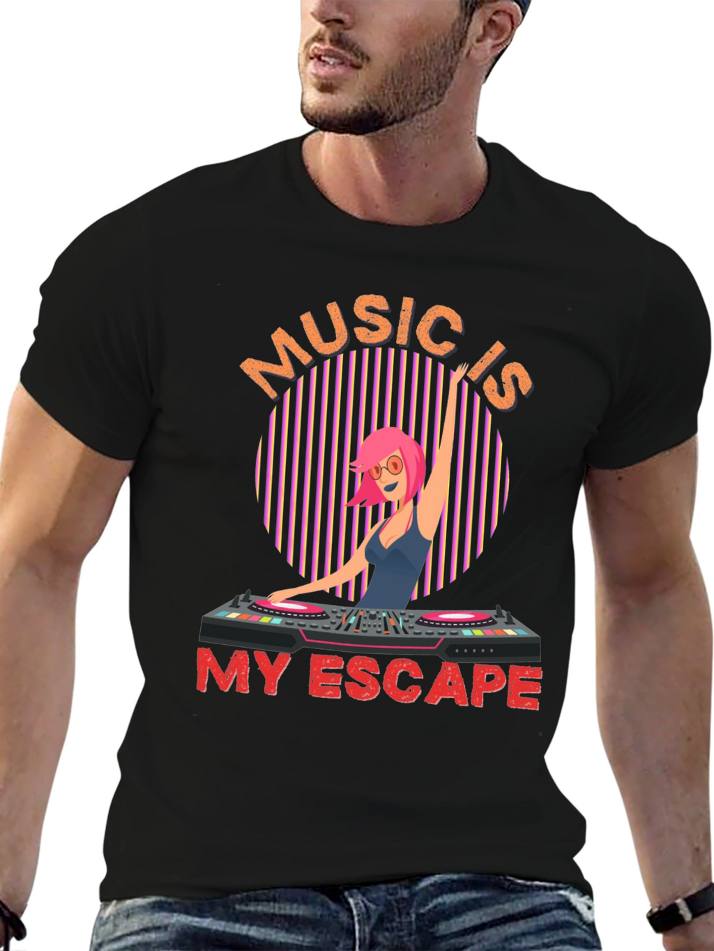 Music is My Escape T-Shirt