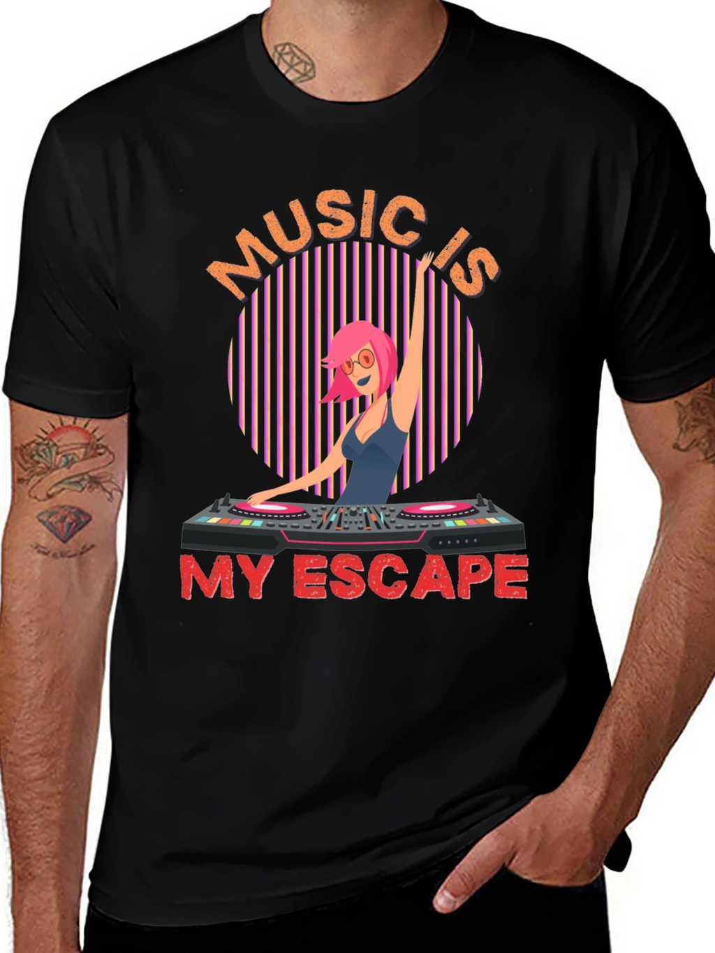 Music is My Escape T-Shirt